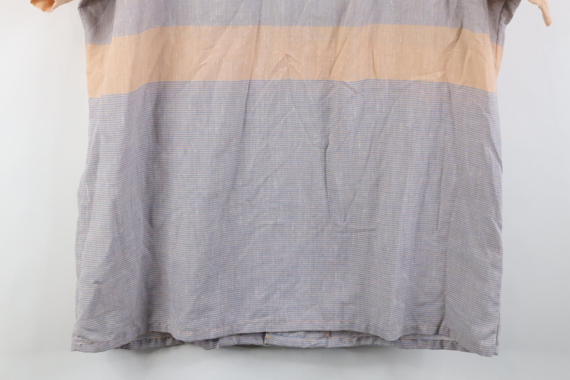 Vintage Vintage 70s 80s Streetwear Block Looped Collar Button Shirt Size US L / EU 52-54 / 3 - 12 Thumbnail
