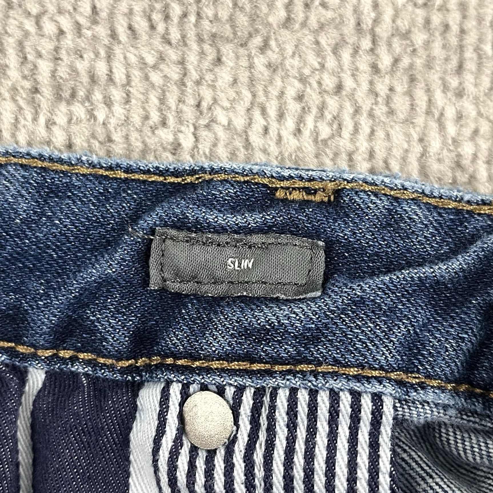 Bonobos BONOBOS Jeans Mens 36x30 Slim Medium Blue Denim Stretch Casual Size US 36 / EU 52 - 6 Thumbnail