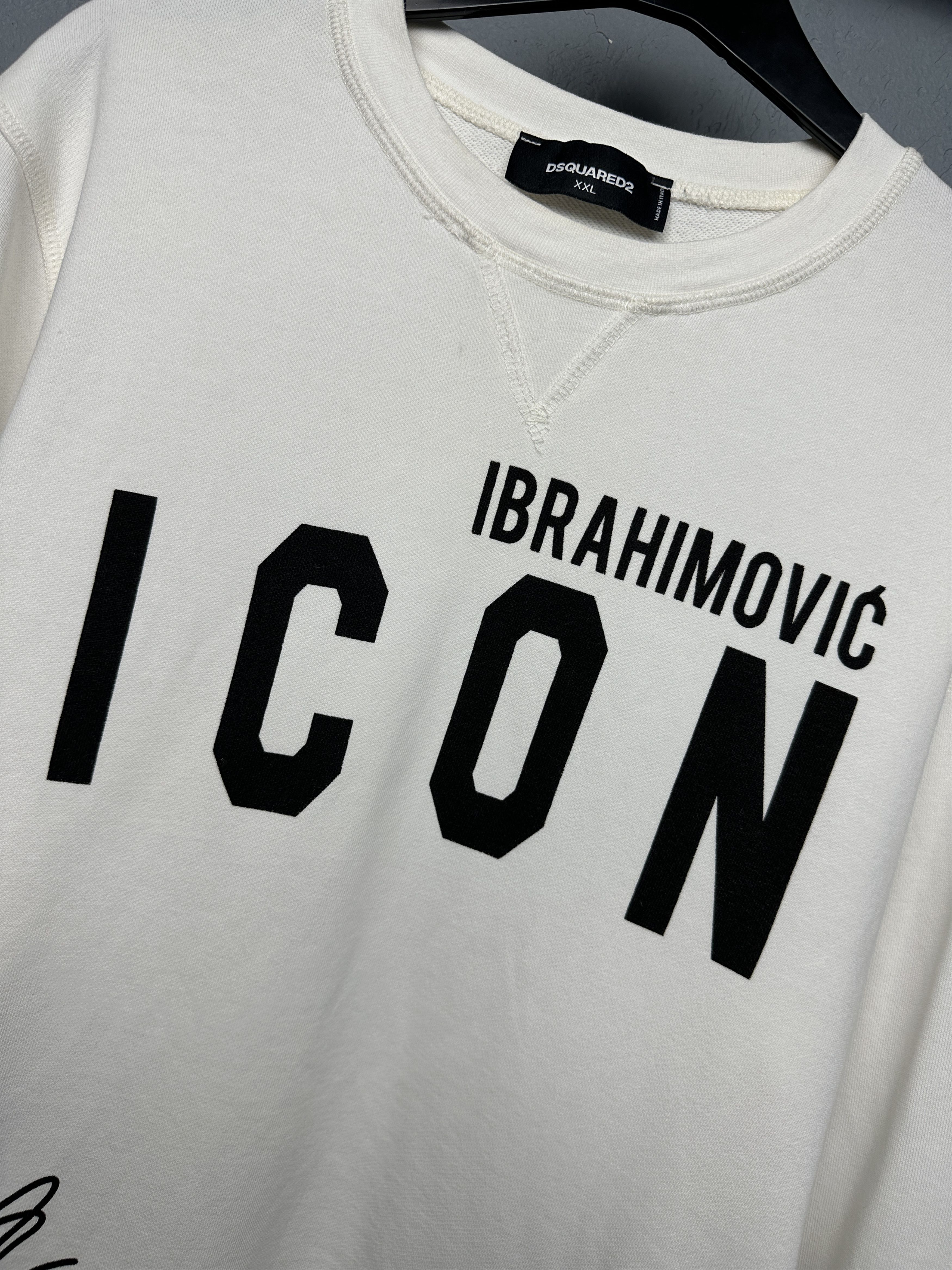 Dsquared2 Dsquared2 Icon Ibrahimovic Mens Crew Neck Sweatshirt Size US XXL / EU 58 / 5 - 4 Thumbnail