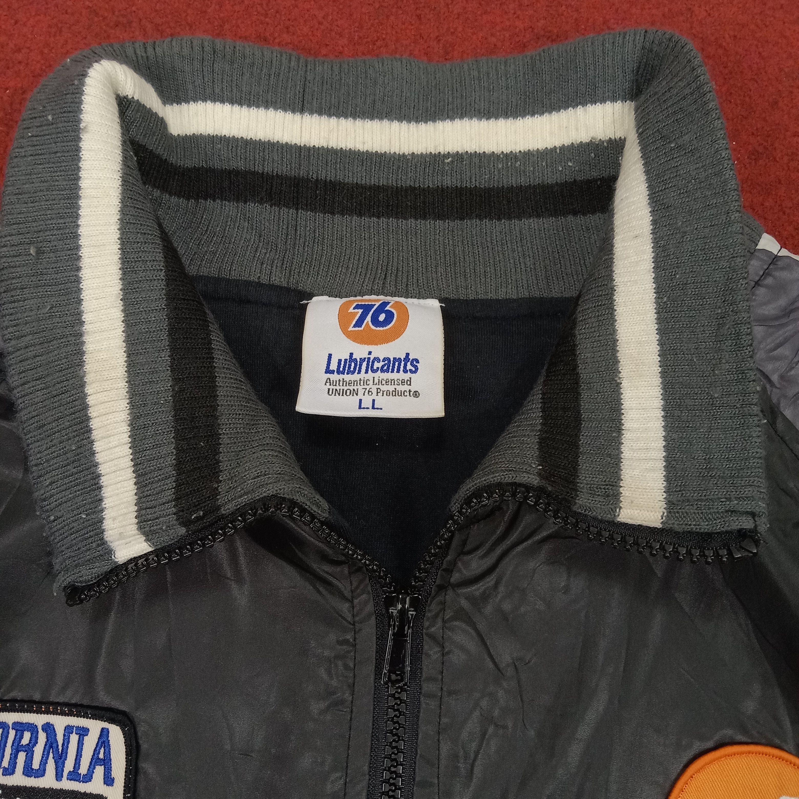 Vintage 76 Lubricants Motorcycle Biker Style Sweater Jacket Size US L / EU 52-54 / 3 - 4 Thumbnail