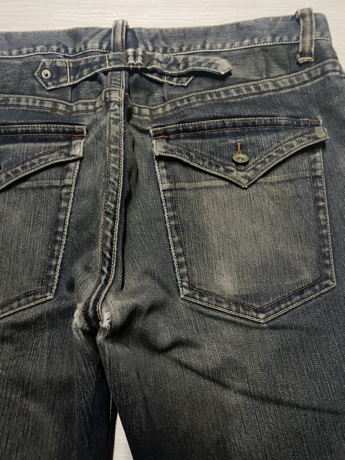Vintage Vintage Japanese Brands Rusty Distressed Loose Jeans Size US 36 / EU 52 - 8 Thumbnail