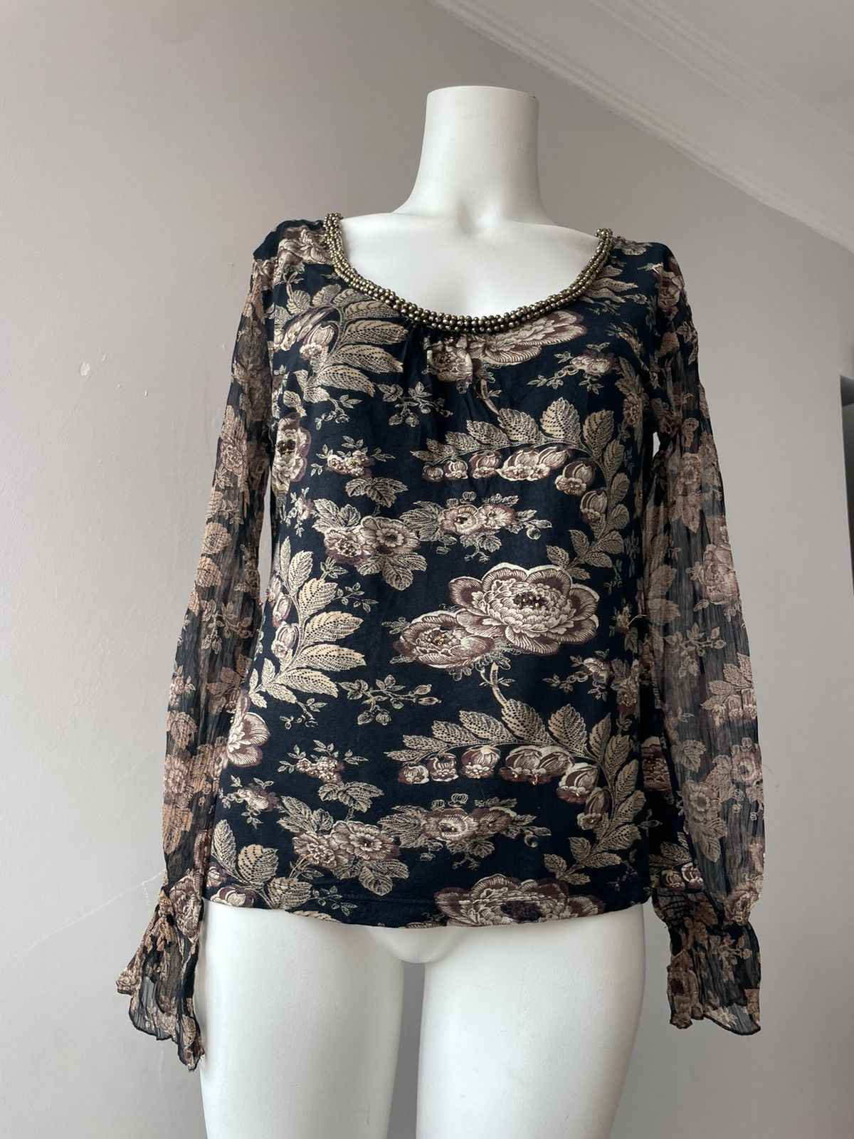 Vintage Derhy blouse Size M / US 6-8 / IT 42-44 - 9 Thumbnail