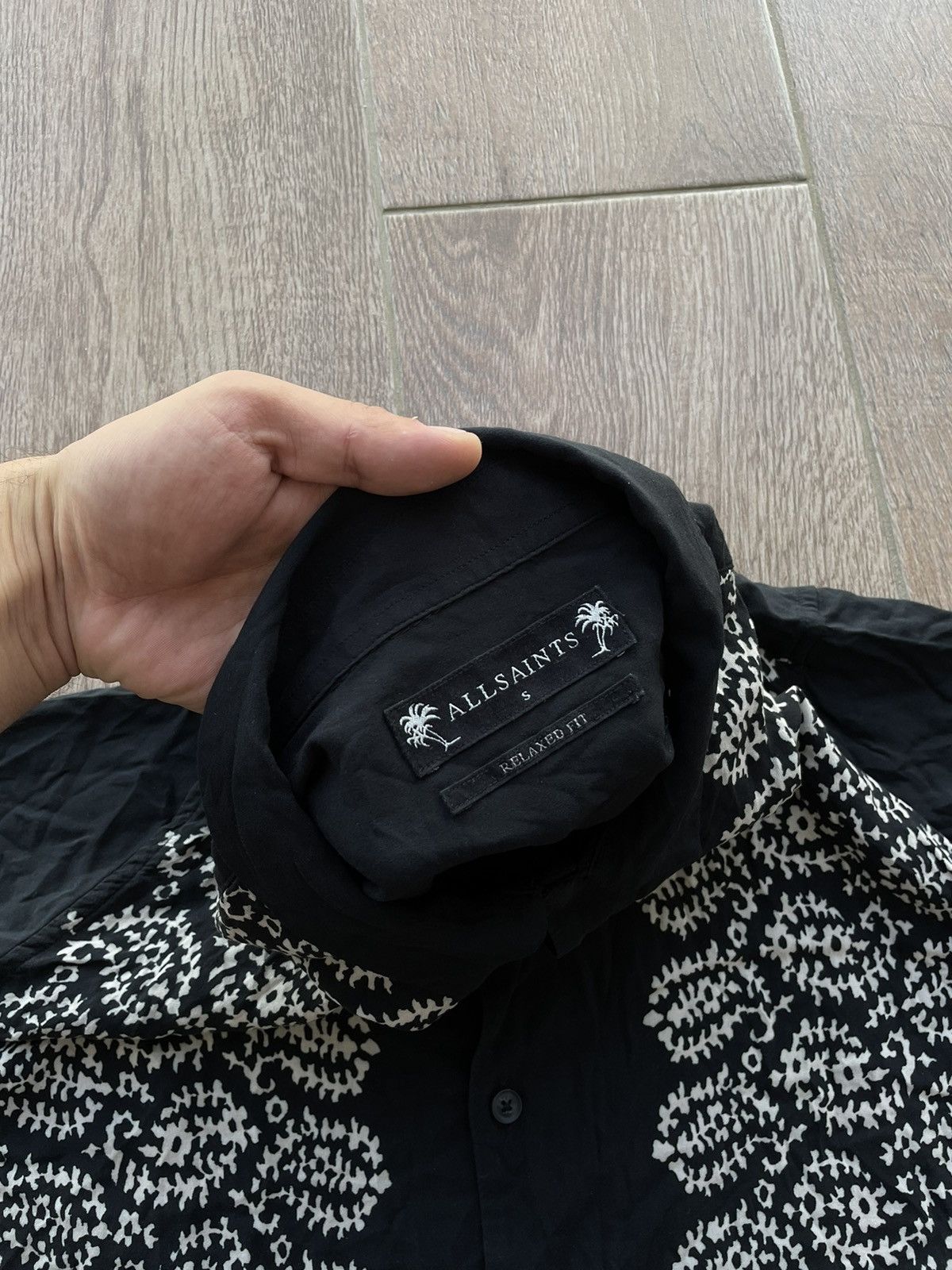 Allsaints Vintage Mans AllSaints Taro Shirt Button Up Size US S / EU 44-46 / 1 - 5 Thumbnail