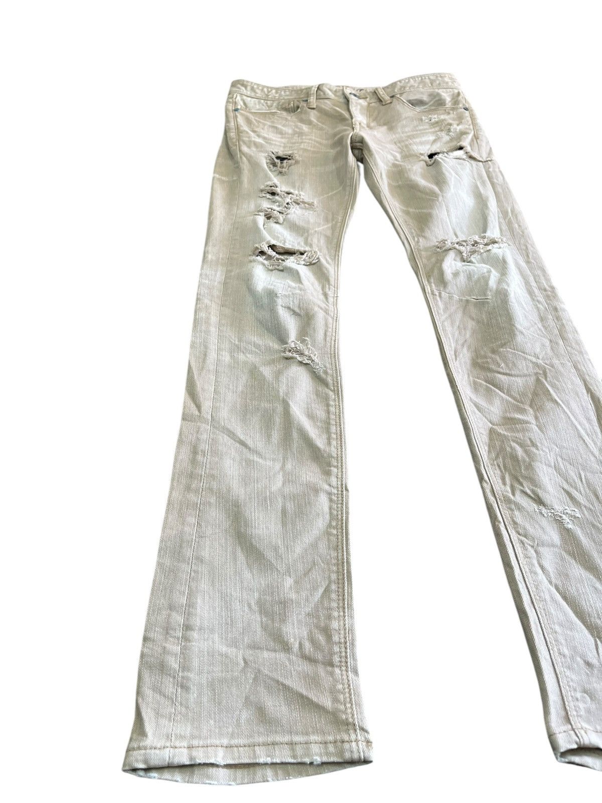 GOSTAR DE FUGA Vintage Go Star De Fuga Skinny Distressed Denim Size US 29 - 4 Thumbnail