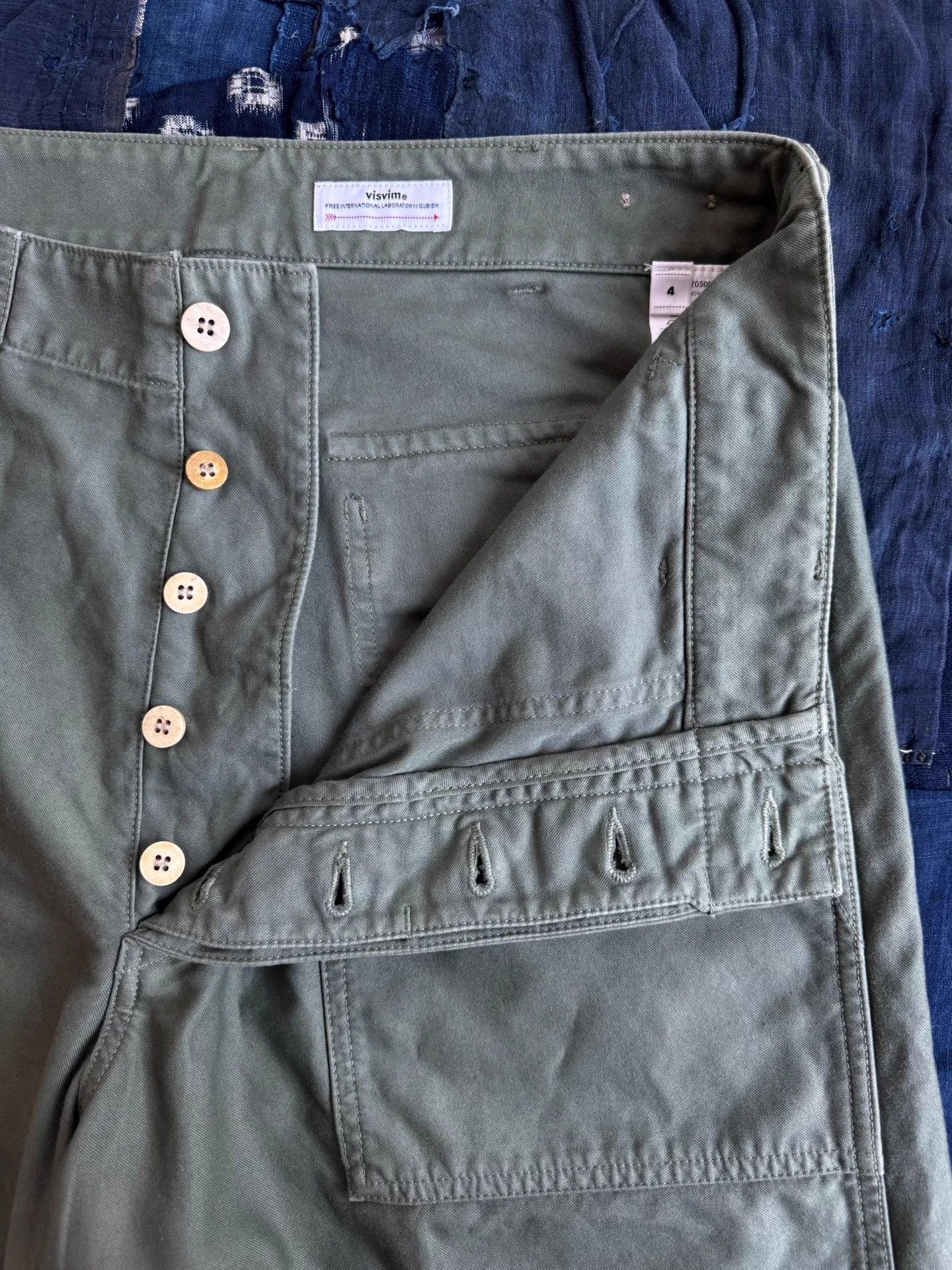 Visvim VISVIM 24AW BENNING PANTS Washed Green 4 Size US 31 - 7 Thumbnail
