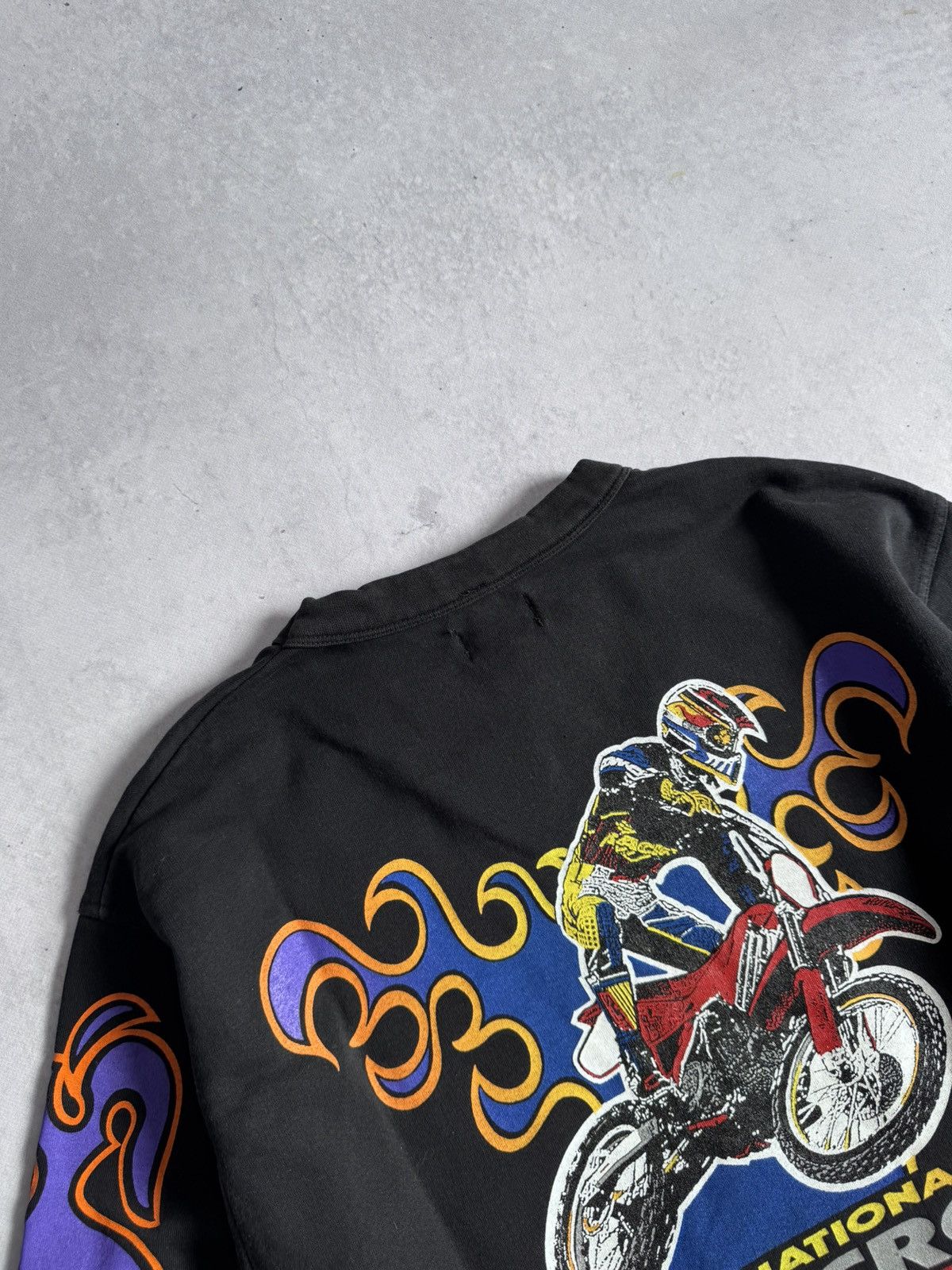 Other Vintage 94’s International Supercross Geneva Moto Sweatshirt Size US M / EU 48-50 / 2 - 10 Thumbnail