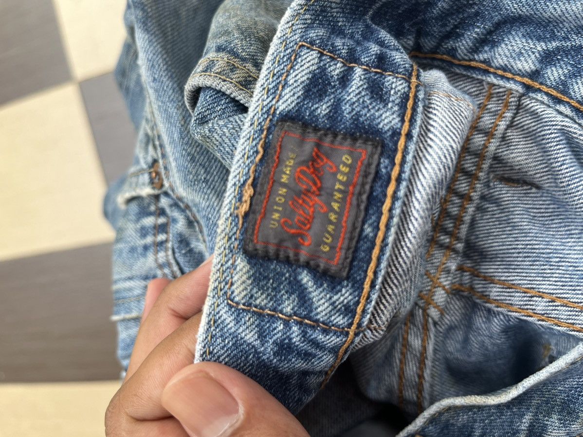 Japanese Brand Salty dog distressed denim Size US 32 / EU 48 - 17 Thumbnail