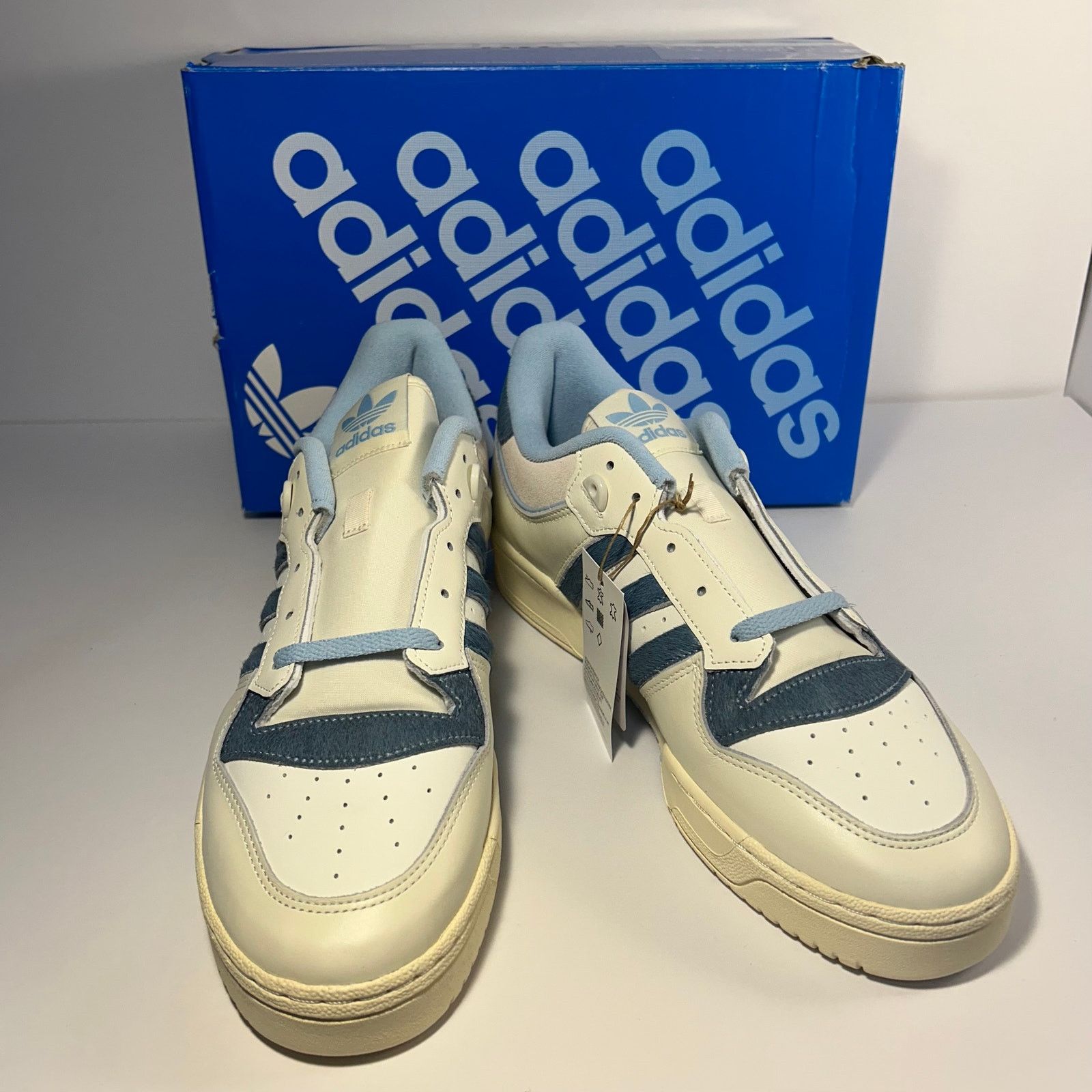Adidas Adidas Originals Rivalry 86 Low Size 11 Wht/Sky Blue IE7137 Size US 11 / EU 44 - 3 Thumbnail