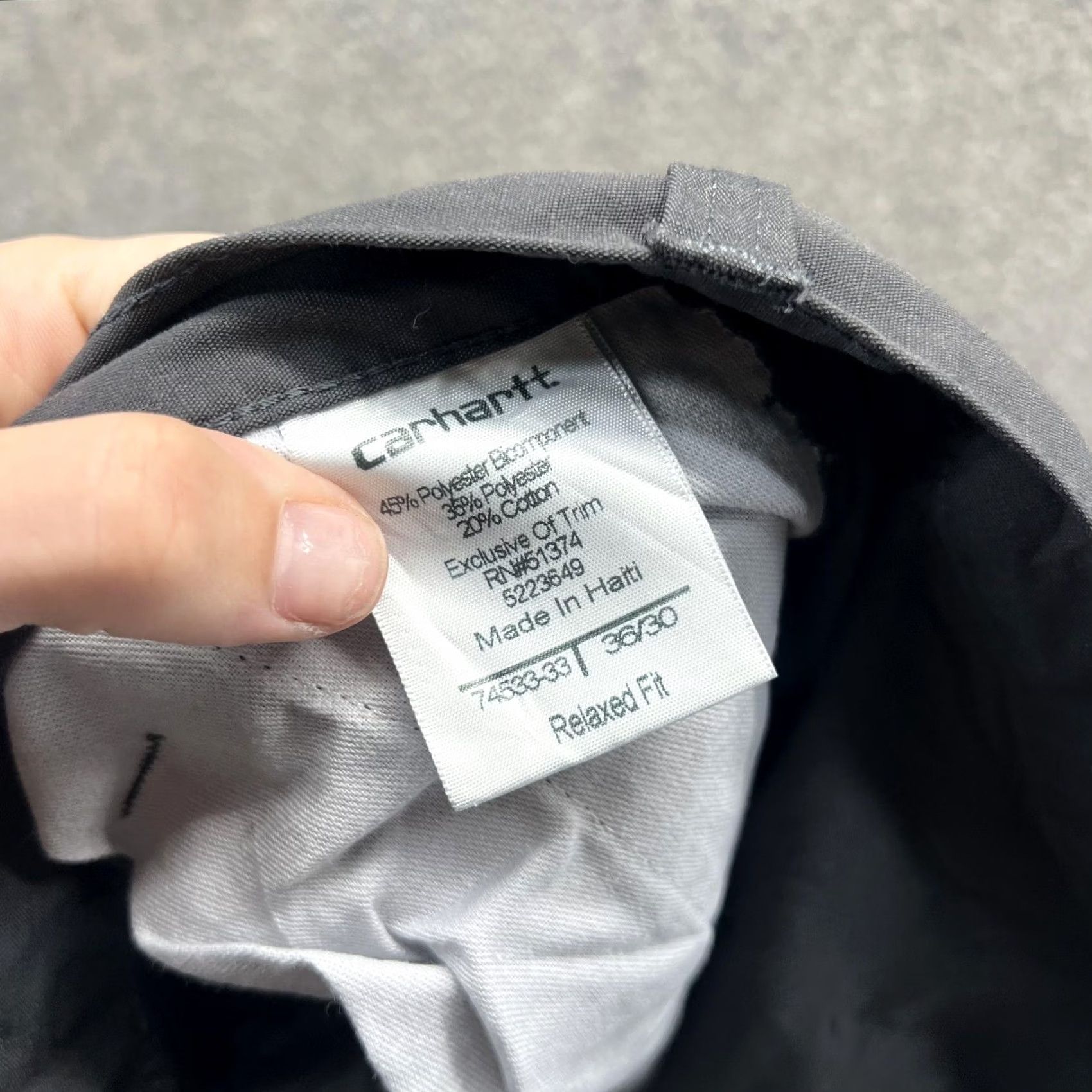 Carhartt Carhartt Pants Mens 36x30 Gray Chino Relaxed Fit Workwear Straight Leg Mens Regular 36 Gray Chino Workwear Pants Casual, Workwear Size US 36 / EU 52 - 3 Thumbnail