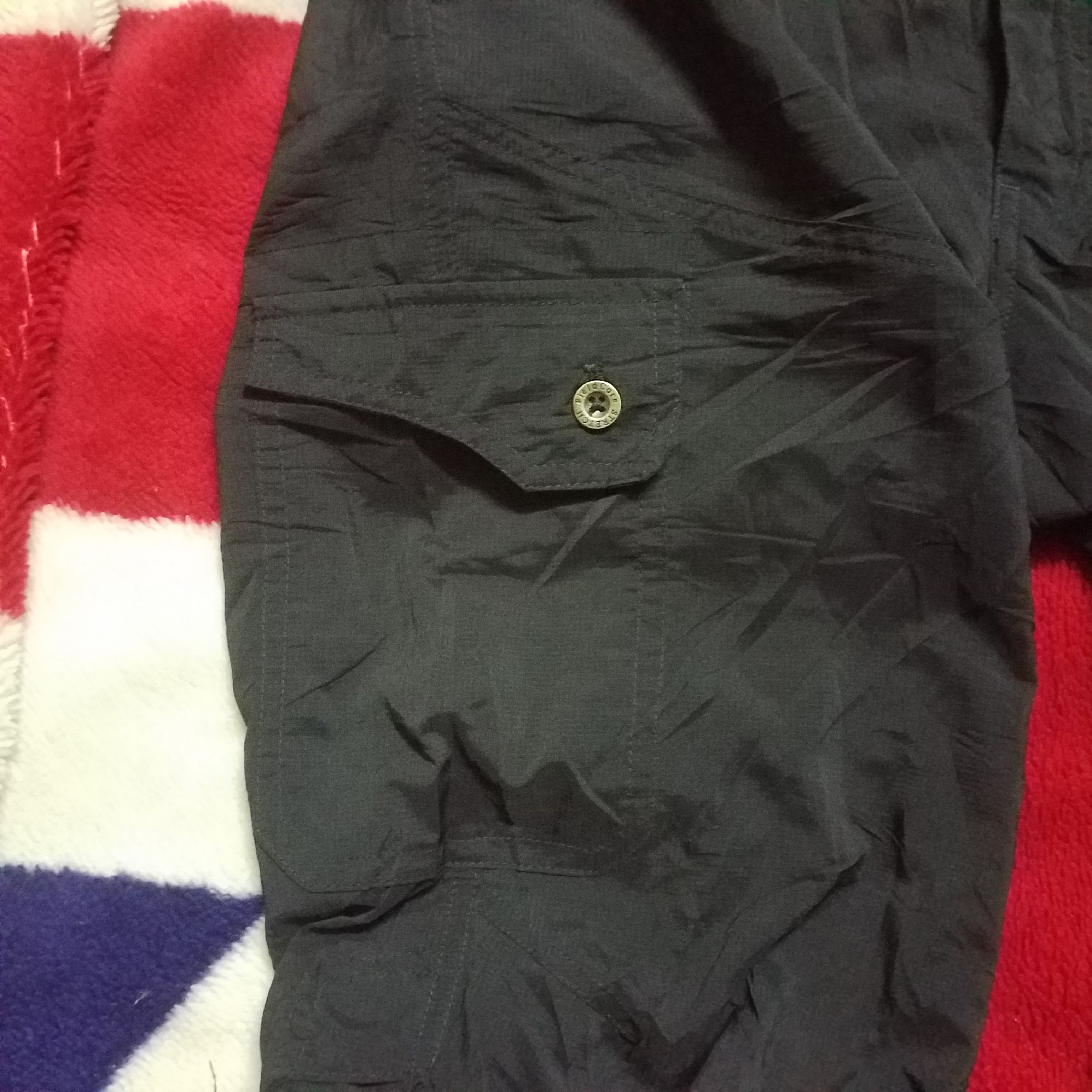 Japanese Brand FIELDCORE CARGO PANT POLYSTER Size US 36 / EU 52 - 3 Thumbnail