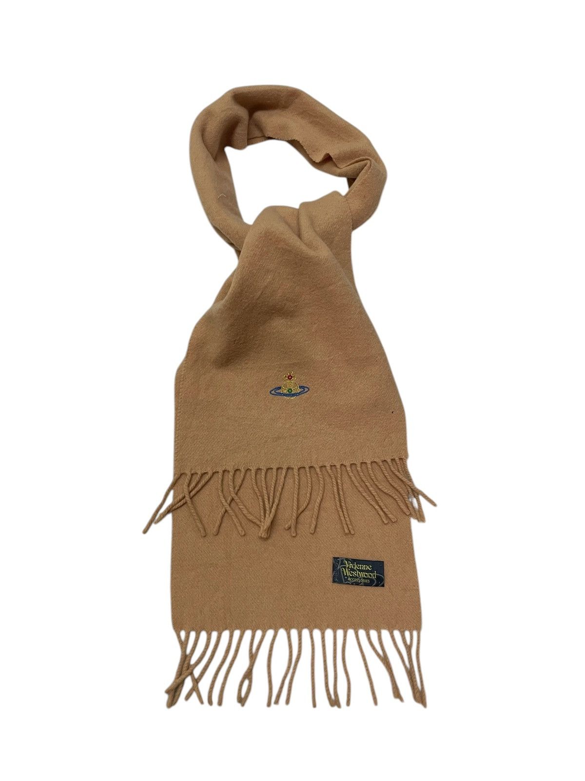Vivienne Westwood Vivienne Westwood Beige Embroidered Scaft Size ONE SIZE - 1 Thumbnail