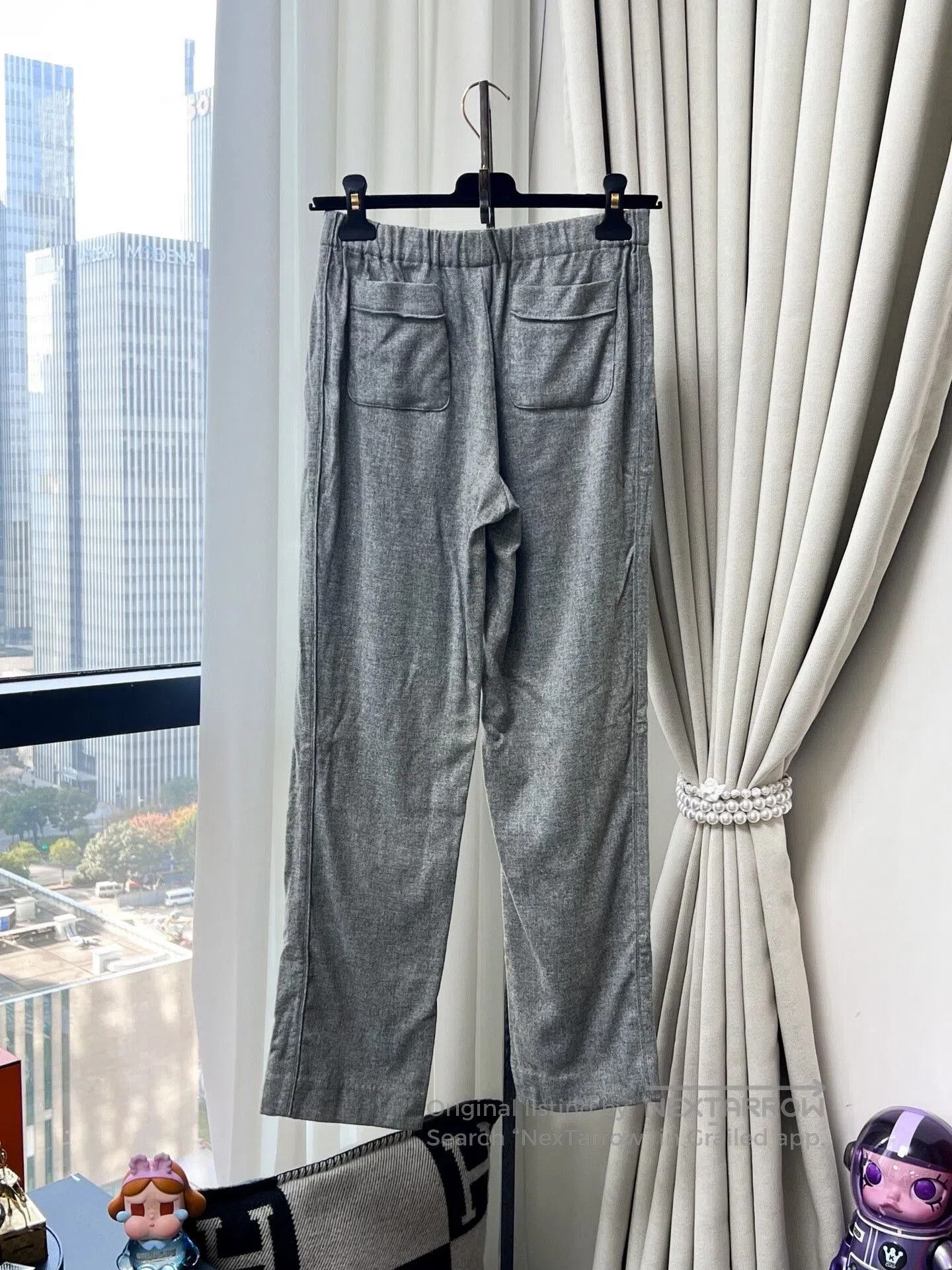 Loro Piana gray cashmere trousers by Loro Piana. Size US 38 / EU 54 - 3 Thumbnail