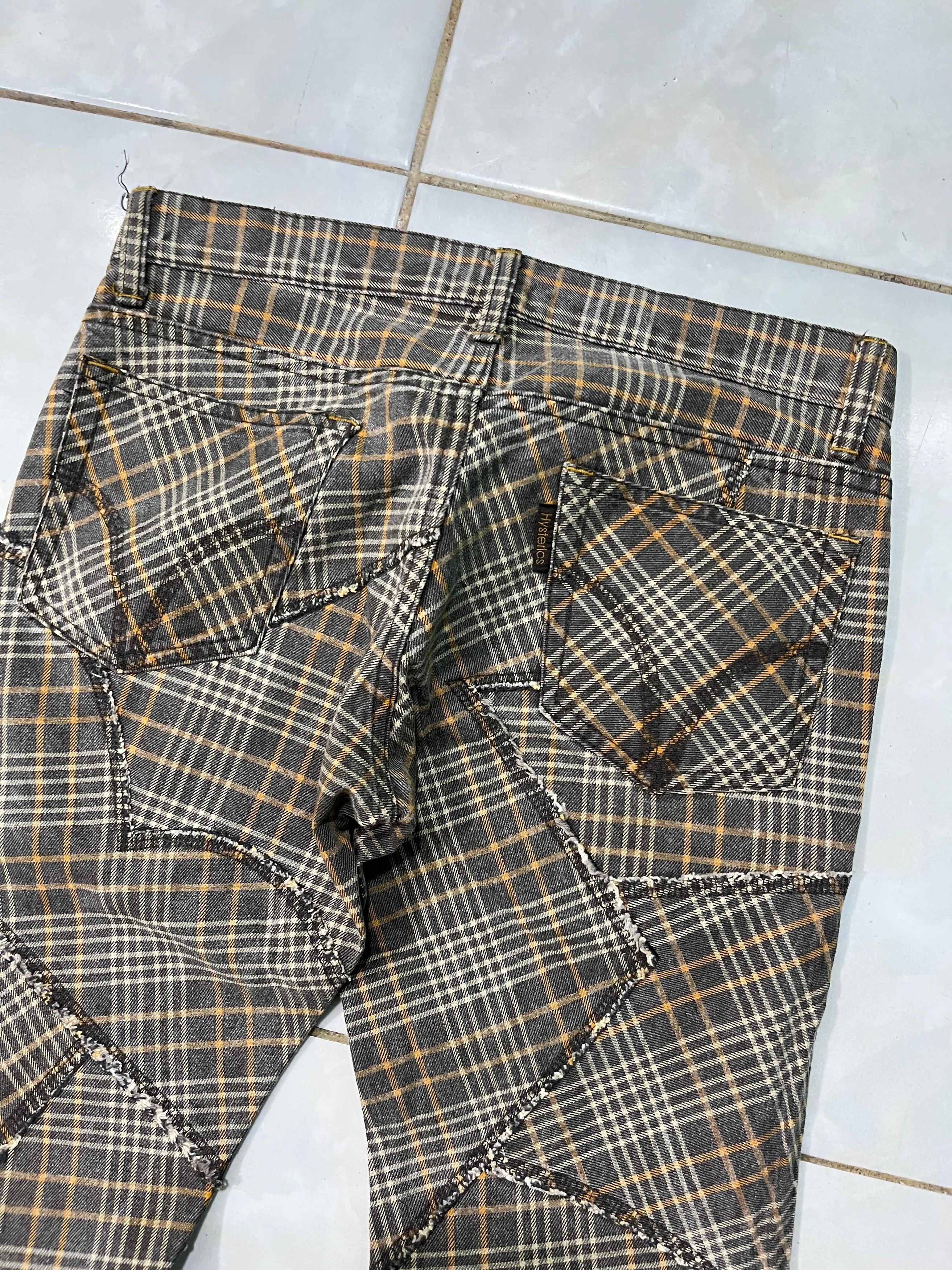 Hysteric Glamour Hysteric Glamour Patchwork Flared Pants Size US 29 - 5 Thumbnail