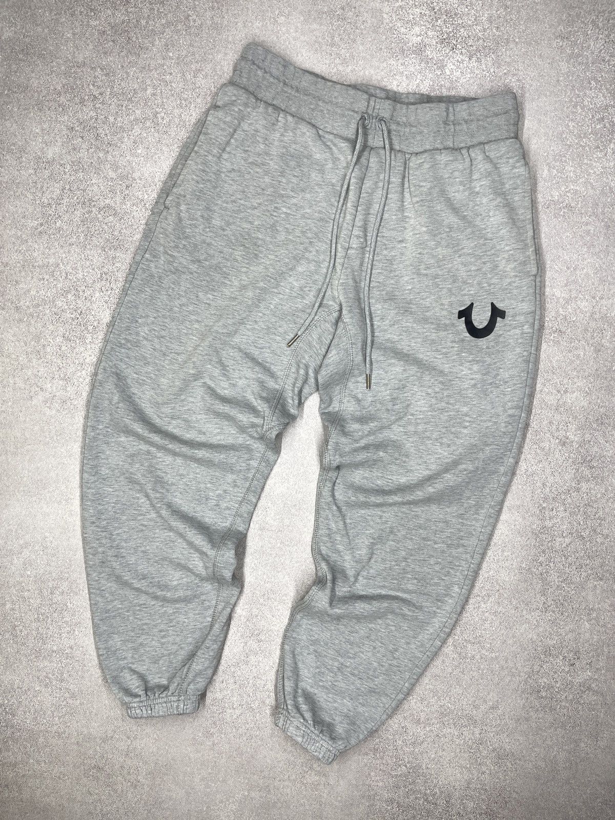 True Religion Mens True Religion Lullaby Jogger Pants Grey Size S/M Size US 30 / EU 46 - 1 Thumbnail