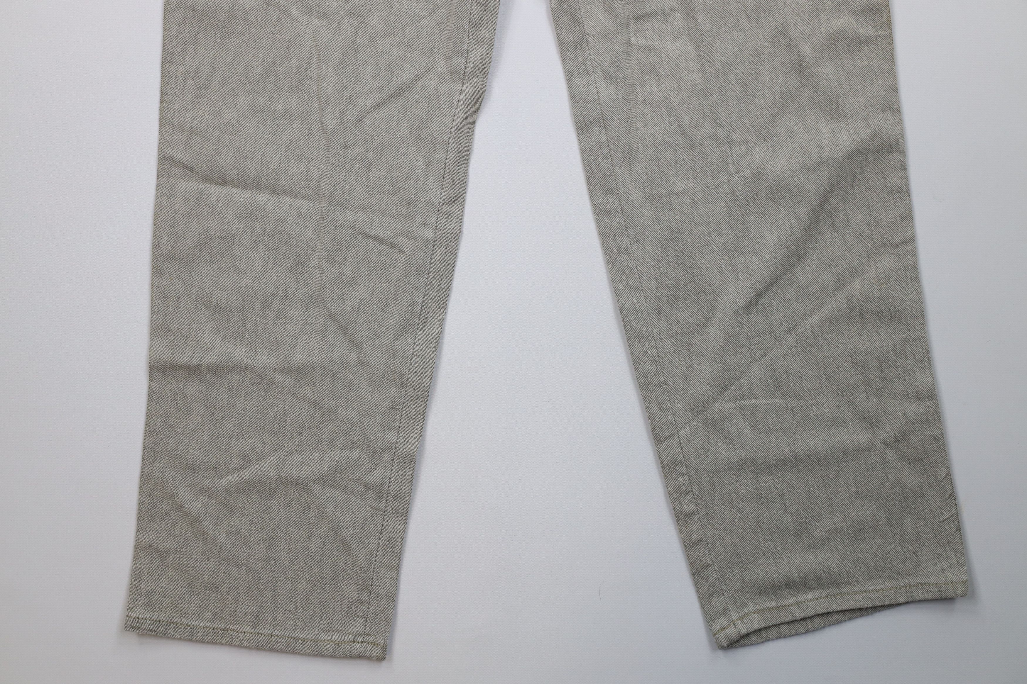 Pelle Pelle Deadstock Vintage 90s Pelle Pelle Wide Leg Jeans Linen Denim Size US 36 / EU 52 - 4 Thumbnail