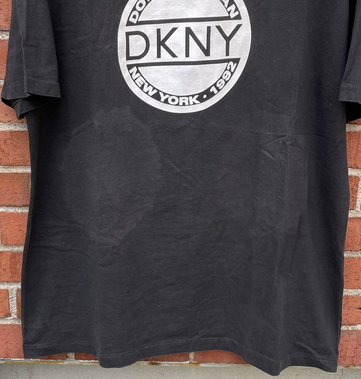 DKNY Vintage 1992 DKNY Donna Karan New York S/S T Shirt Size US XL / EU 56 / 4 - 3 Thumbnail