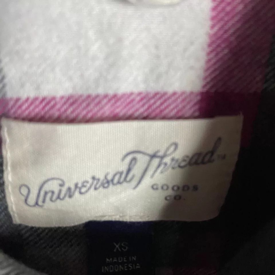 Other Universal Thread Flannel Women's XS Plaid Multicolor Cotton Size XS / US 0-2 / IT 36-38 - 3 Thumbnail