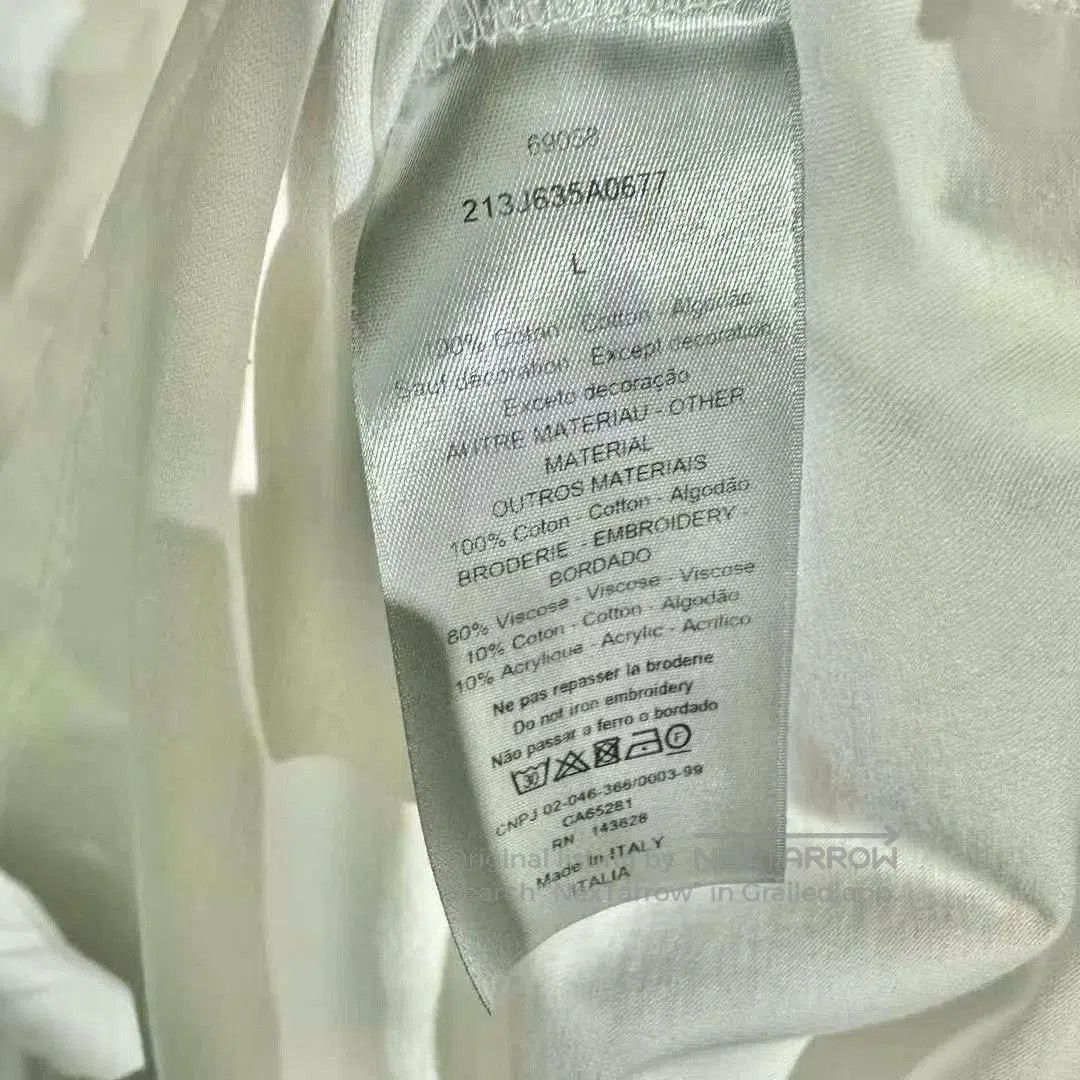 Dior dior atelier embroidered slogan short sleeve shirt. Size US L / EU 52-54 / 3 - 4 Thumbnail