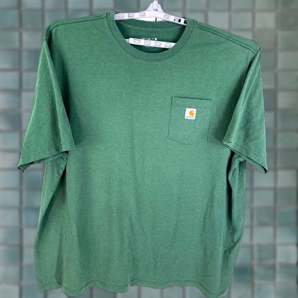 Carhartt Carhartt K87 Pocket T-Shirt Mens 4XL Green Short Sleeve Relaxed Fit Classic Outdoor Size US XXL / EU 58 / 5 - 1 Thumbnail