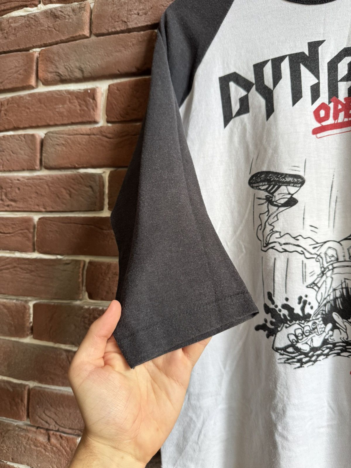 Band Tees 1988 Vintage Dynamo Open Air Festival Raglan Tee Band Grail Size US L / EU 52-54 / 3 - 8 Thumbnail