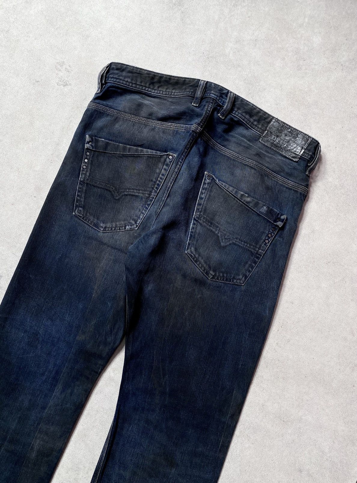 Diesel RARE Diesel Krooley Denim Regular Slim Carrot Size US 33 - 4 Thumbnail