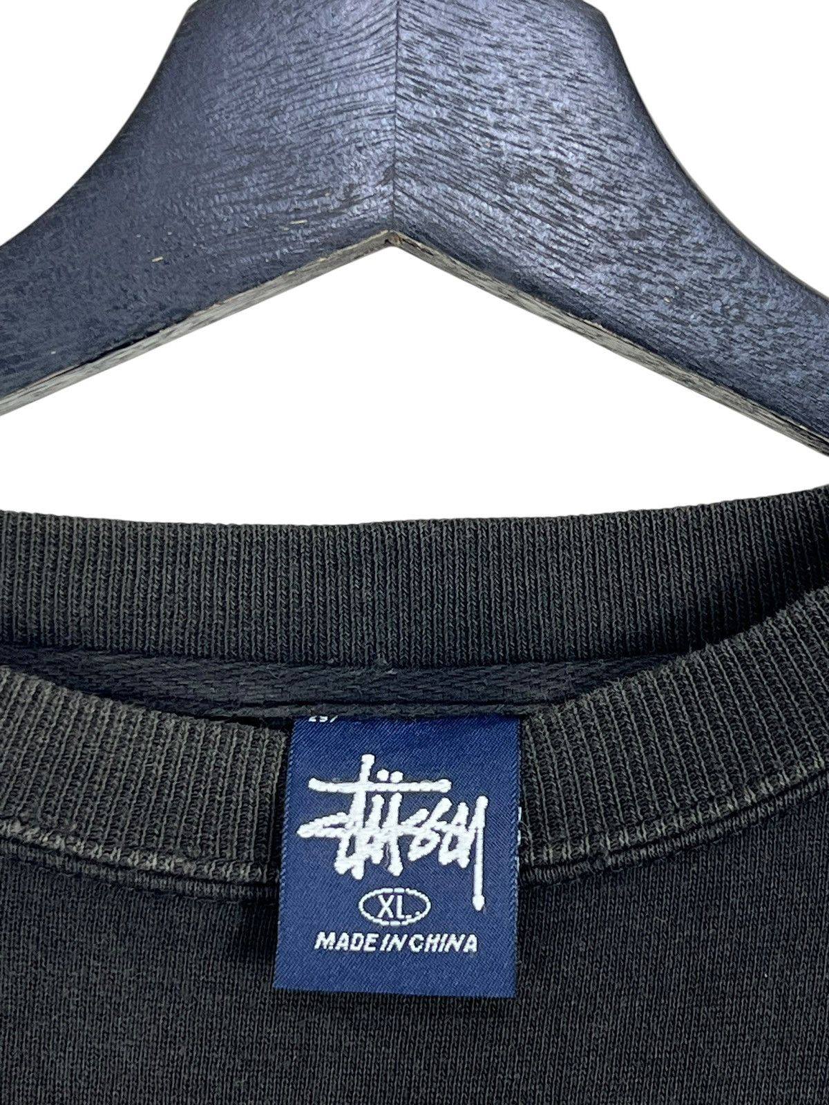 Stussy Vintage Distressed Stussy Embroidered Small Logo Sweatshirt Size US L / EU 52-54 / 3 - 9 Thumbnail