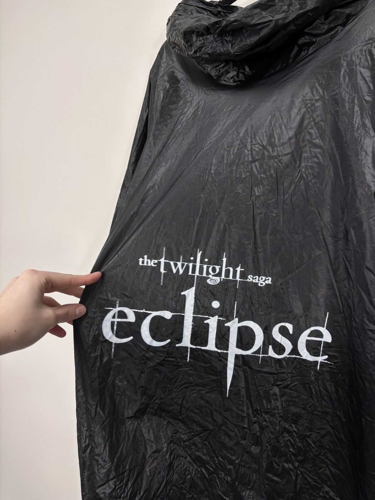 Vintage The Twilight Saga Eclipse Very Rare Black Raincoat Jacket Size US L / EU 52-54 / 3 - 13 Thumbnail