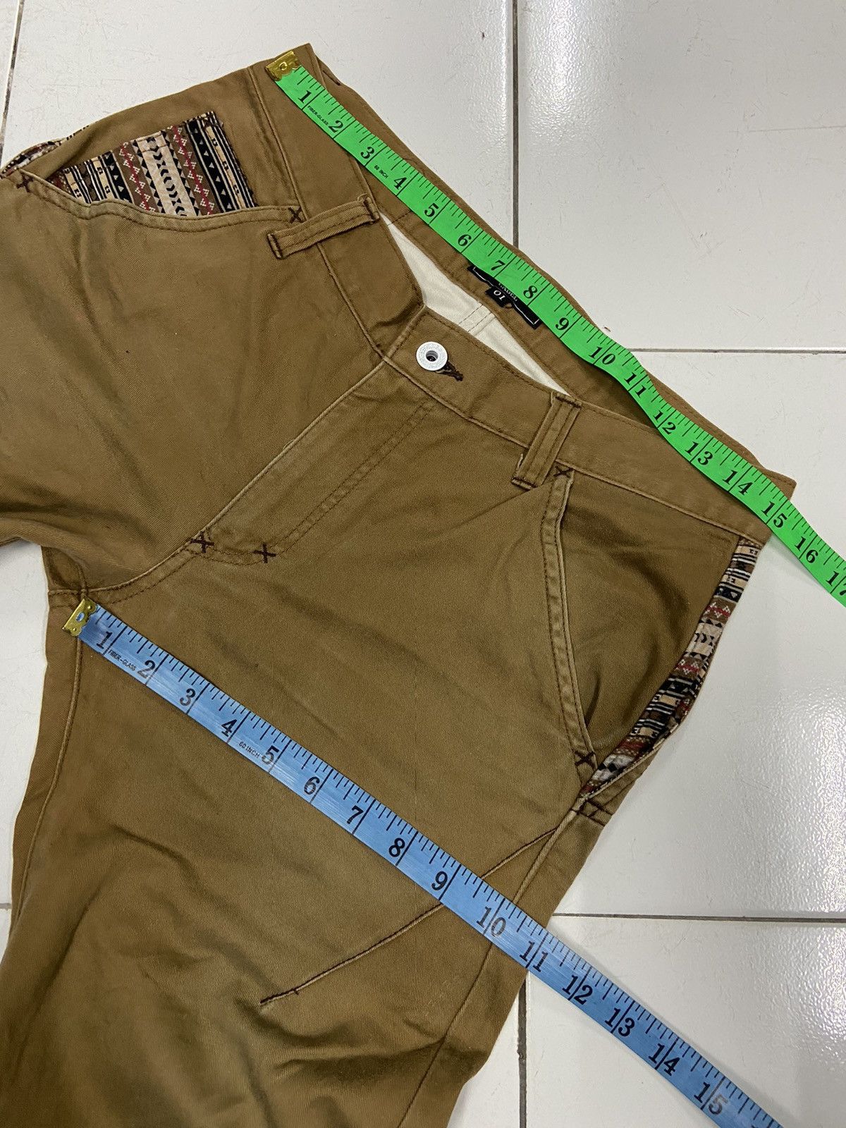 Japanese Brand BLACK (R)EVOLUTION LABEL DOUBLE WAIST STYLE RARE PANTS Size US 30 / EU 46 - 12 Thumbnail