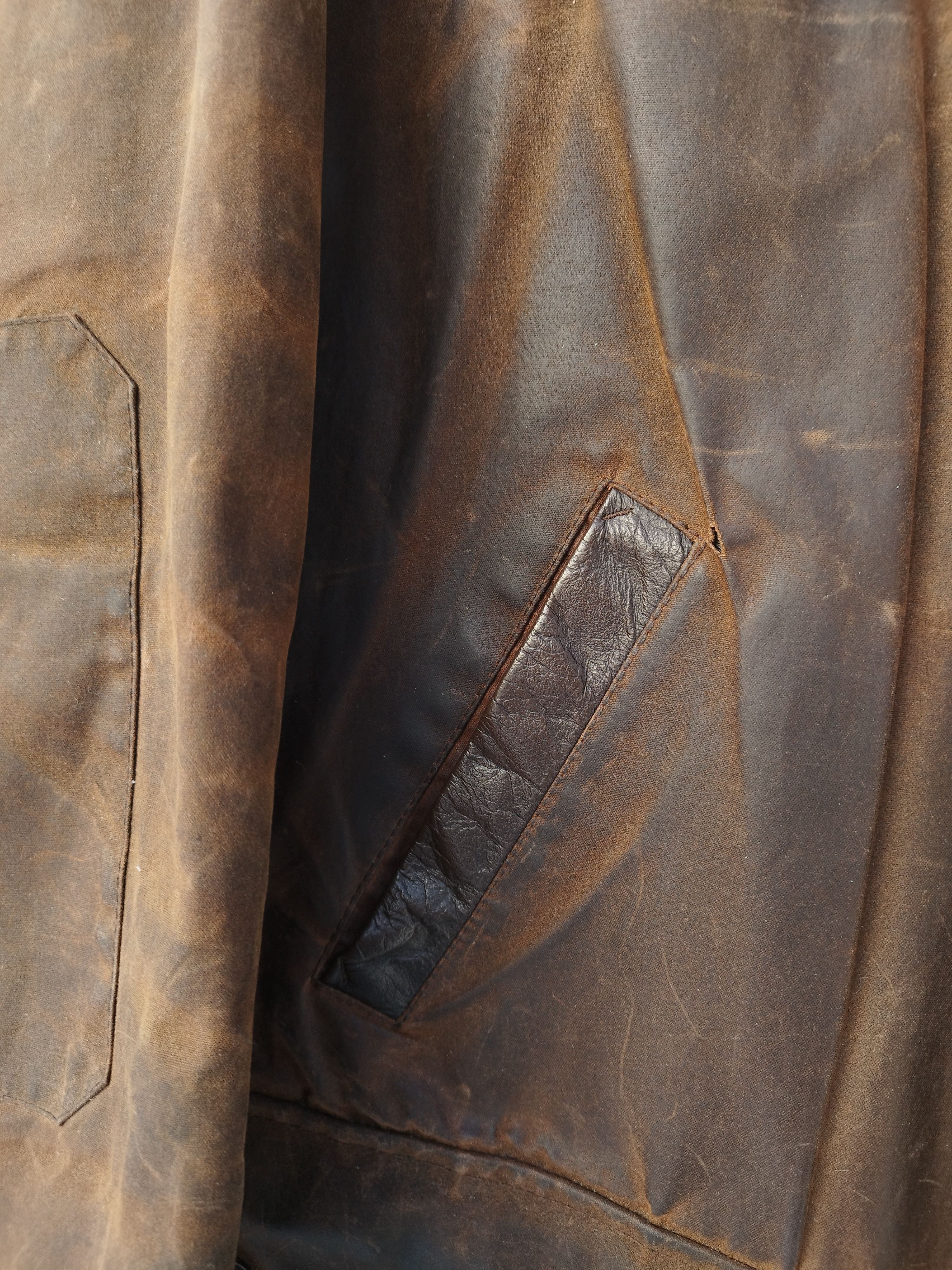 Barbour Barbour A1550 Bushman Waxed Cotton Jacket Brown Size M Size US M / EU 48-50 / 2 - 11 Thumbnail