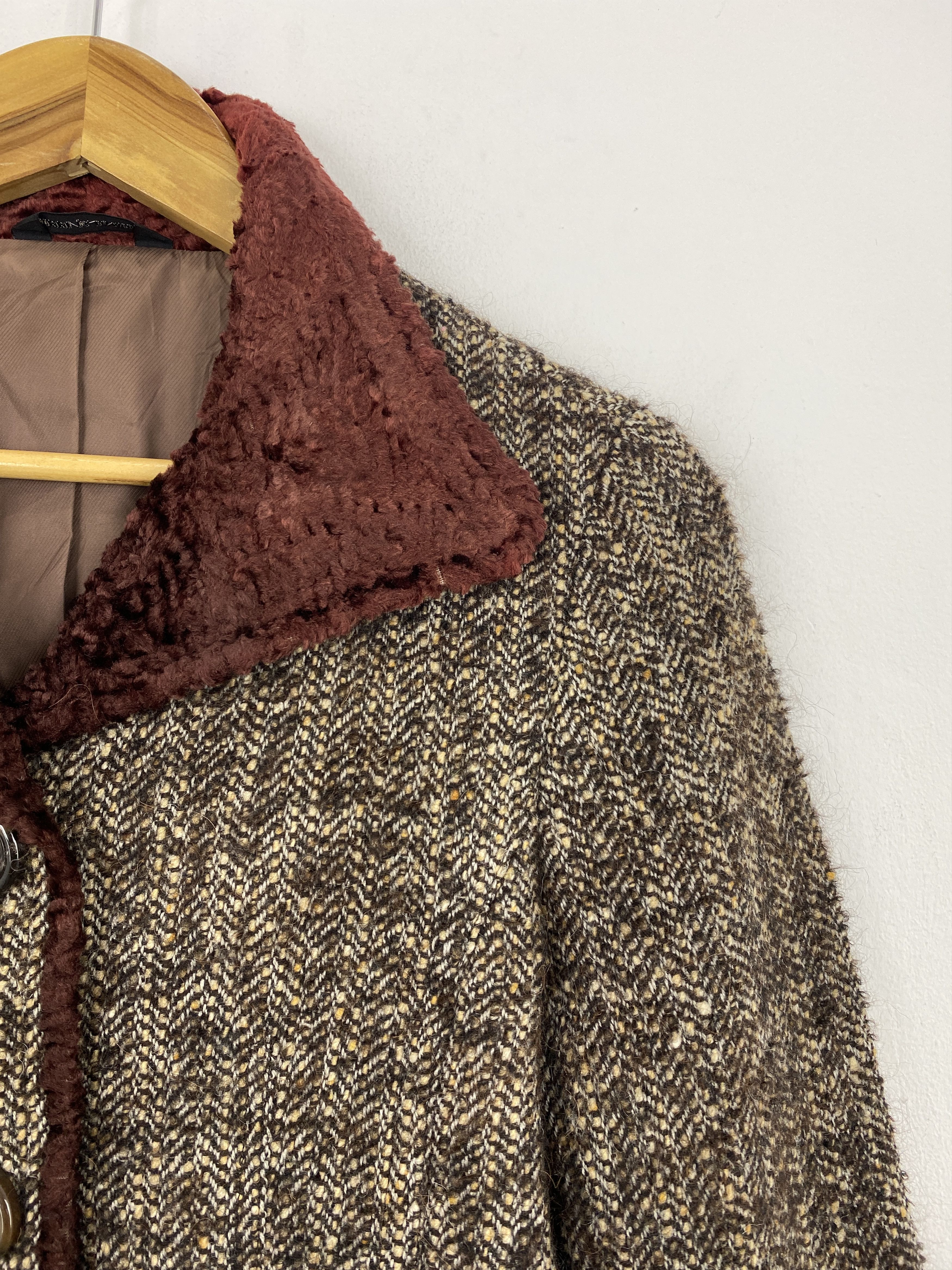 Japanese Brand × Vintage Vintage Comme Ca Du Mode Wool Peacoat Jacket Size US XXS / EU 40 - 11 Thumbnail