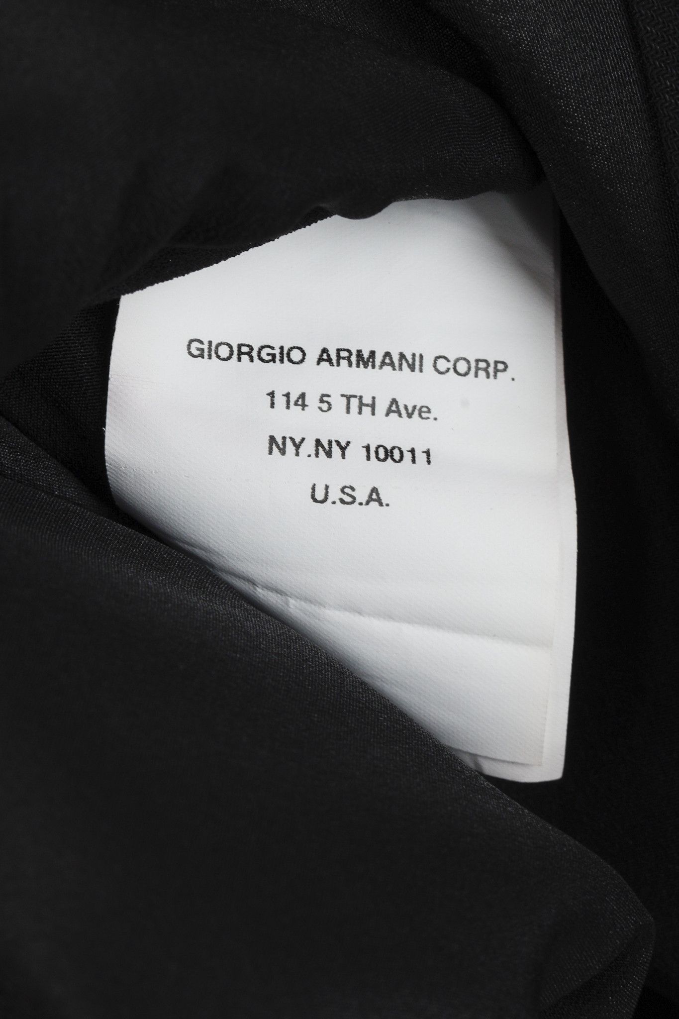 Armani Collezioni Armani Collezioni Black Pinstripe Skirt Size 31" - 9 Thumbnail