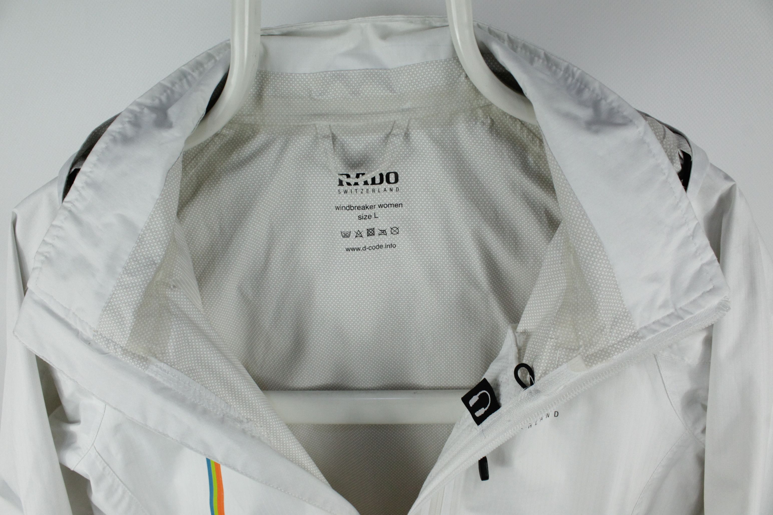 Rado RADO Windbreaker Rain Hoodie Tech Jacket Women's Size L / US 10 / IT 46 - 3 Thumbnail