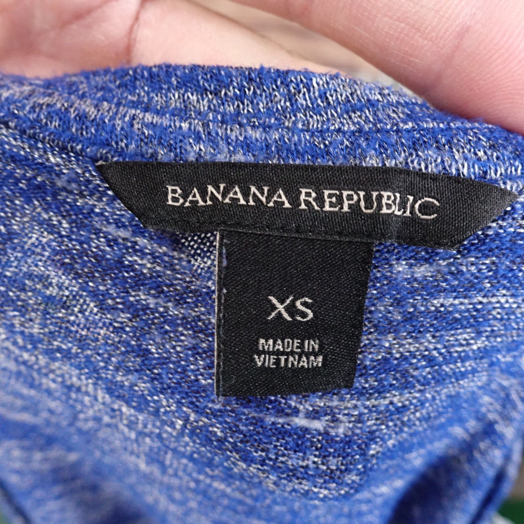 Banana Republic BANANA REPUBLIC Blue Long Sleeve Shirt Womens XS Regular Fit Casual Size XS / US 0-2 / IT 36-38 - 5 Thumbnail