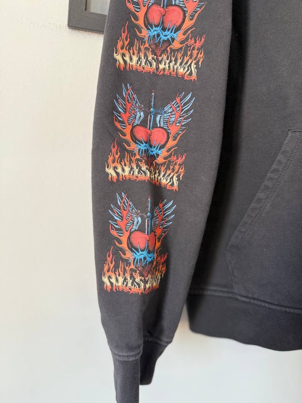 Allsaints AllSaints Underground Hoodie Washed Black Size S-M Size US M / EU 48-50 / 2 - 4 Thumbnail