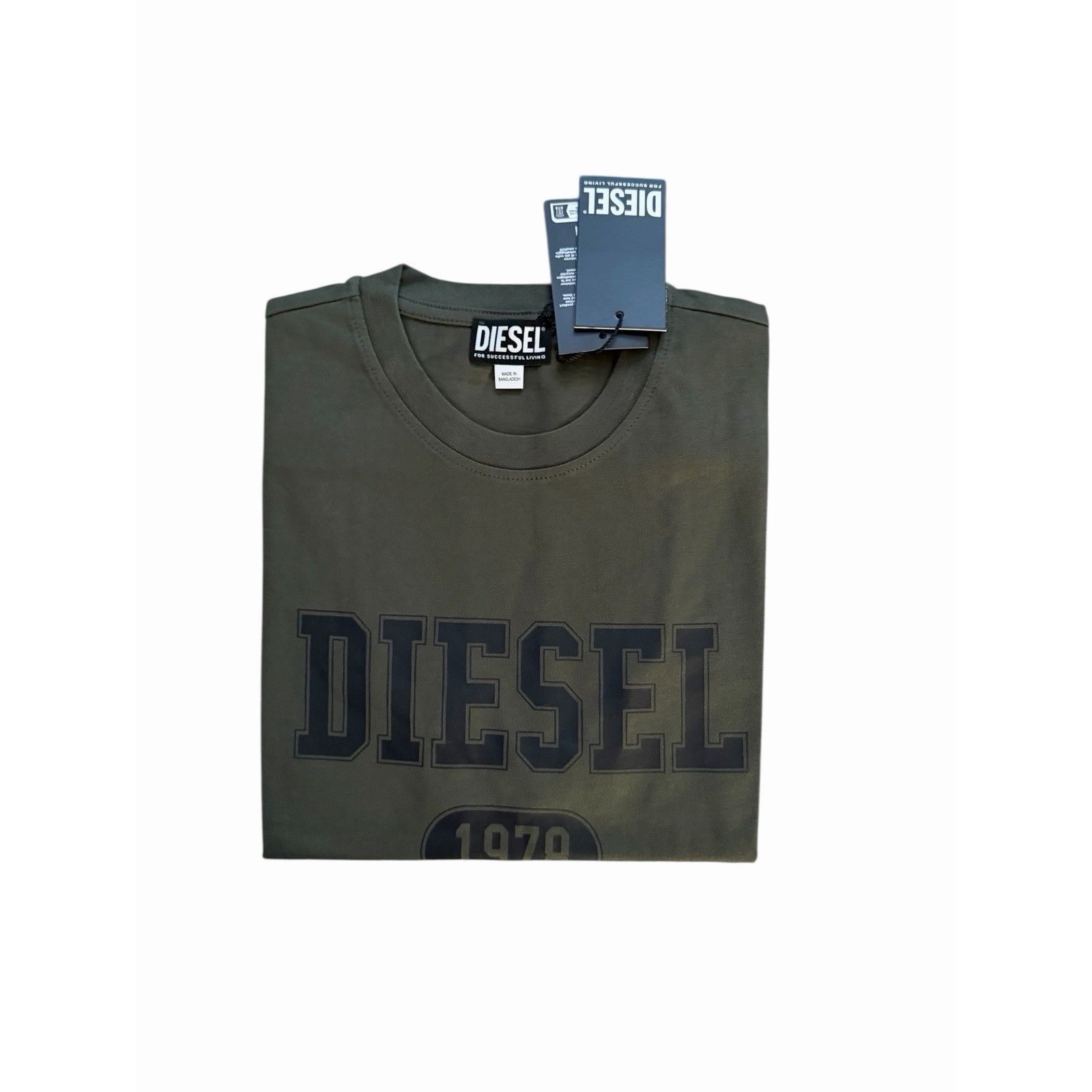 Diesel Diesel T-Diegor Maglietta T-Shirt Army Green $70 Size L Size US L / EU 52-54 / 3 - 4 Thumbnail