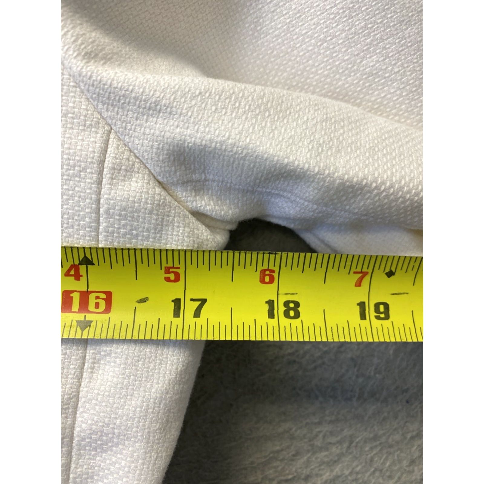 Ann Taylor Ann Taylor Blazer Jacket Size 6 Textured 3/4 Sleeve Open Front White /55-56 Size M / US 6-8 / IT 42-44 - 4 Thumbnail