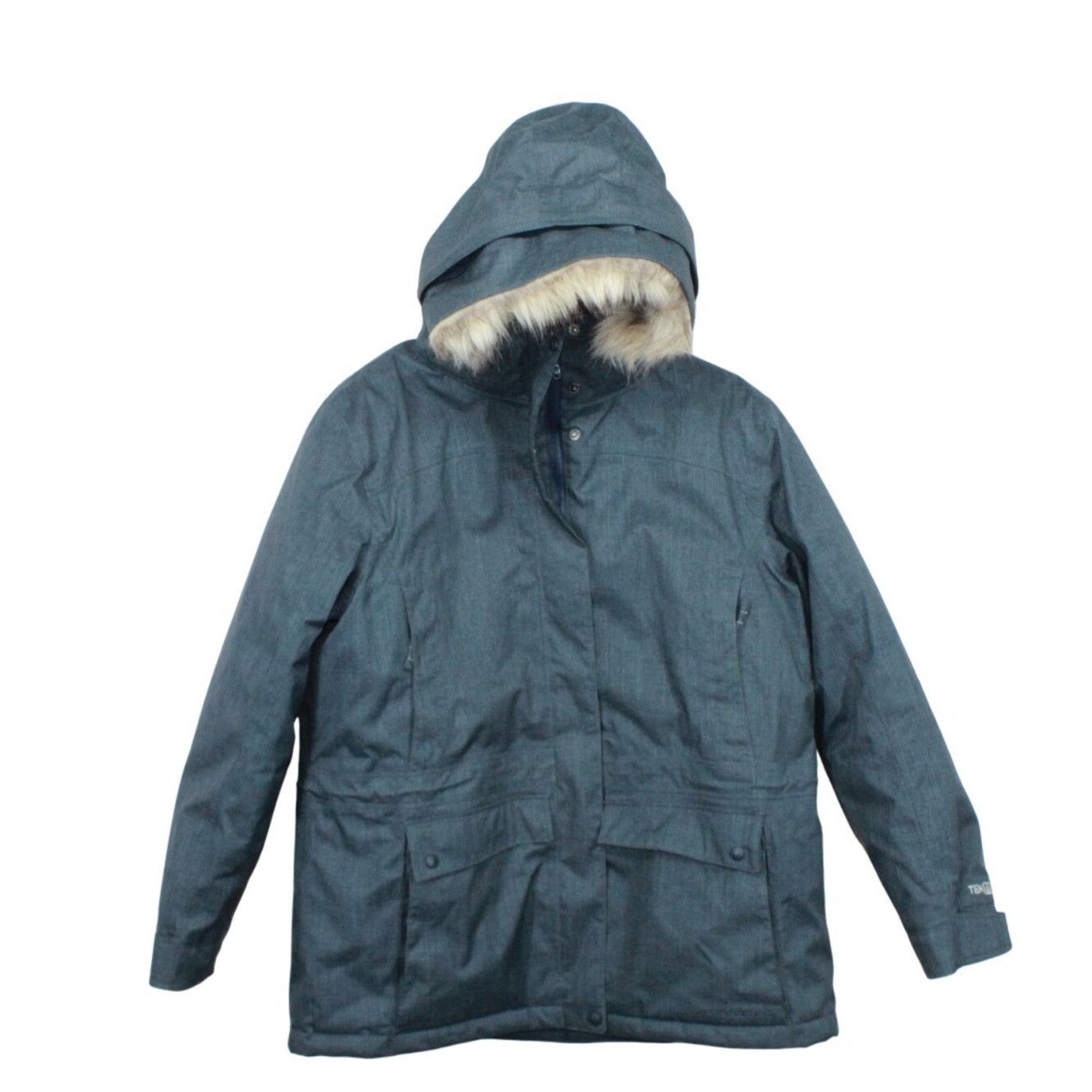 LL Bean Women's Baxter State Parka Down Navy Heather Size XL