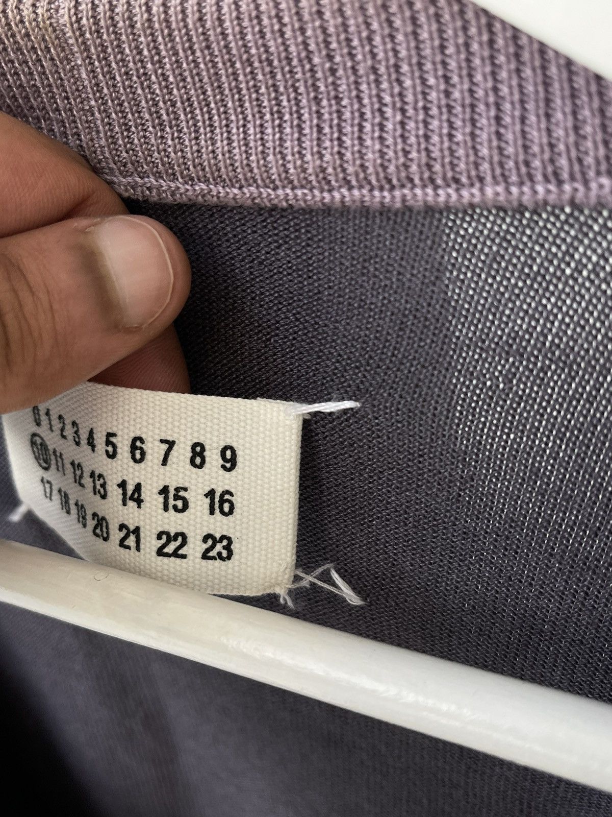 Maison Margiela Maison Margiela SS07 Grey/Purple Stripes Cardigan Size US M / EU 48-50 / 2 - 18 Thumbnail