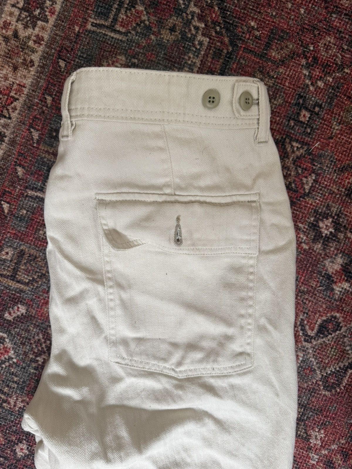 Other Line of Trade Herringbone Fatigue Pants Size US 34 / EU 50 - 4 Thumbnail