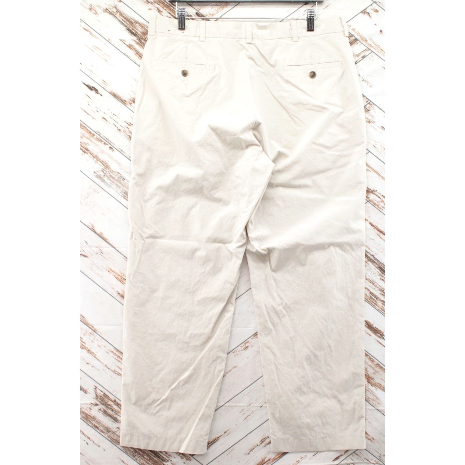 Brooks Brothers Brooks Brothers 346 Chino Pants Mens 36X29 Beige Flat Front 100% Cotton Preppy Size US 36 / EU 52 - 6 Thumbnail