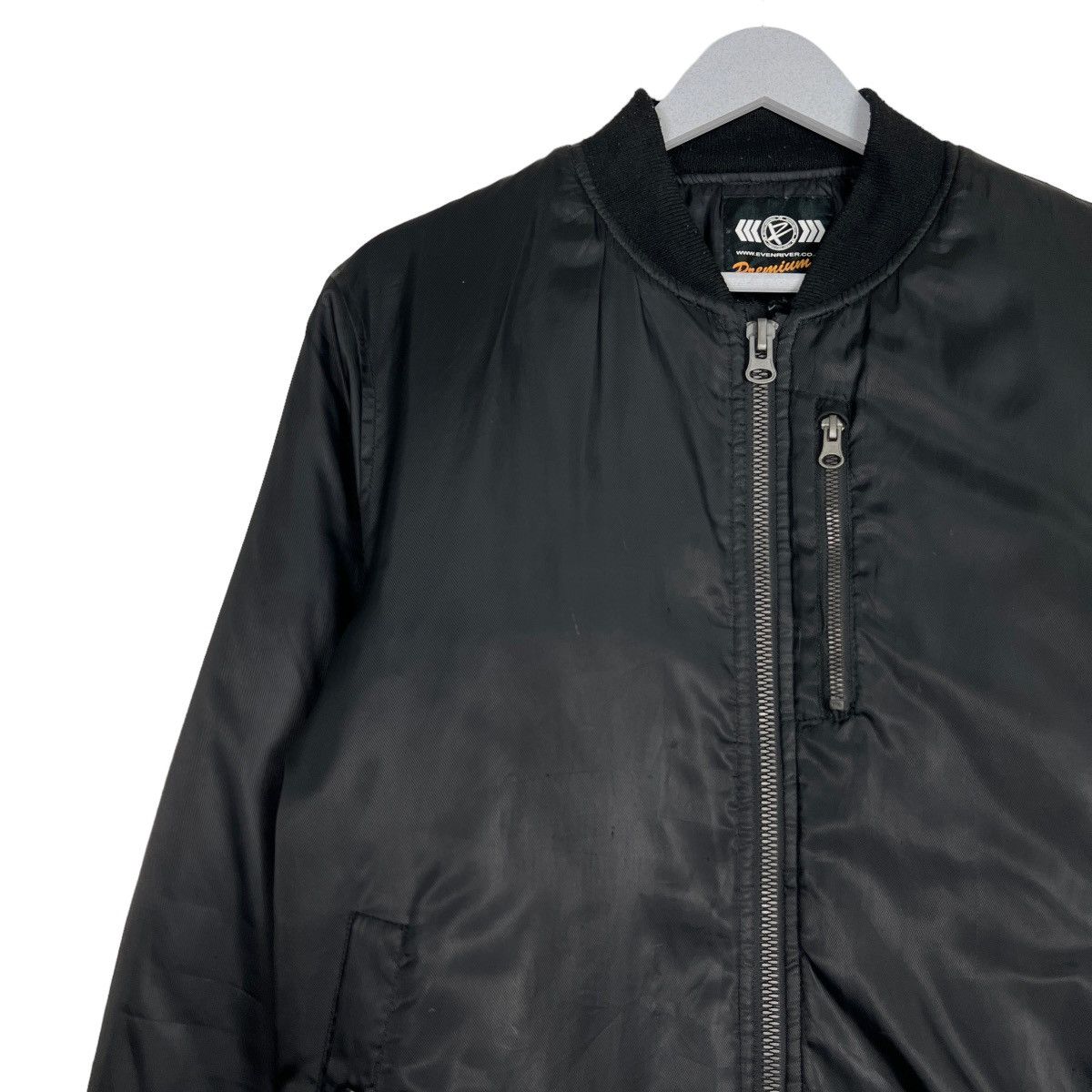 Japanese Brand 🔥 RIOT RIOT EVENRIVER BLACK BOMBER JACKET Size US L / EU 52-54 / 3 - 7 Thumbnail