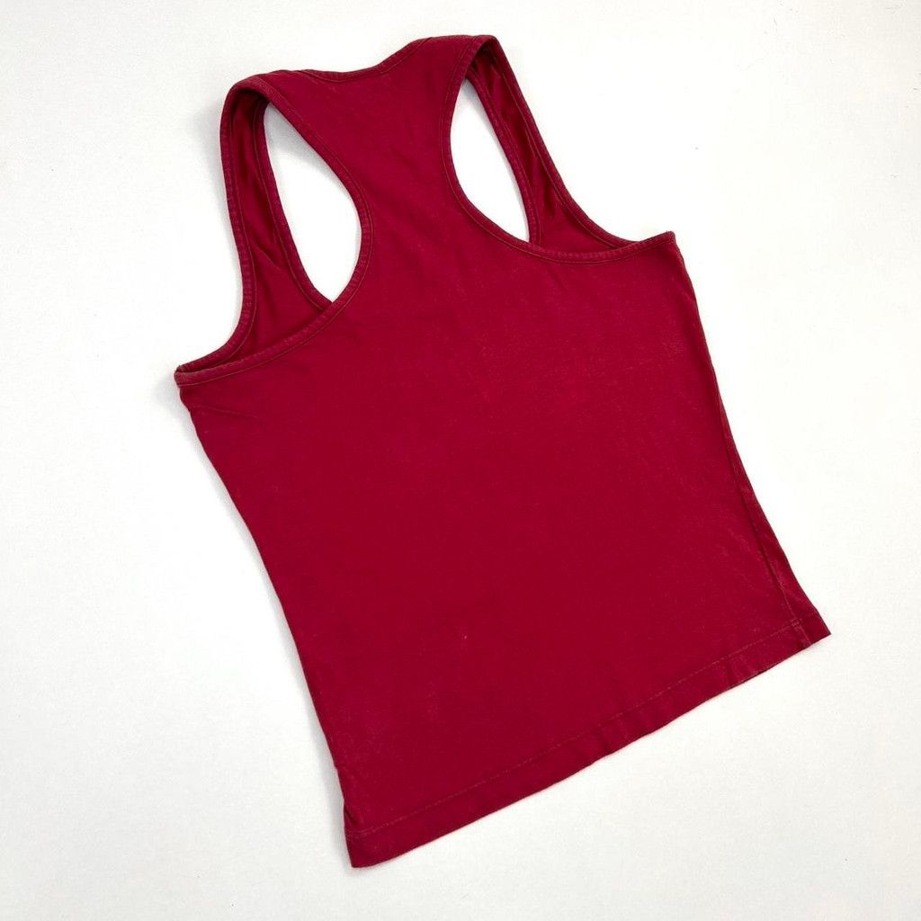 Just Cavalli y2k Cavalli red racerback tank top with horse print Size L / US 10 / IT 46 - 4 Thumbnail