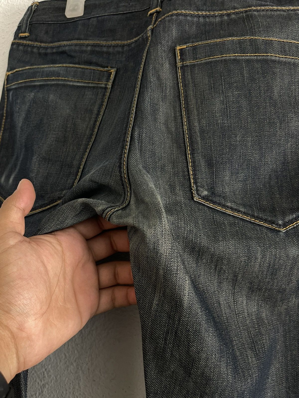 Raf by Raf Simons Raf By Raf Simons Waxed Denim Pants Size US 31 - 3 Thumbnail