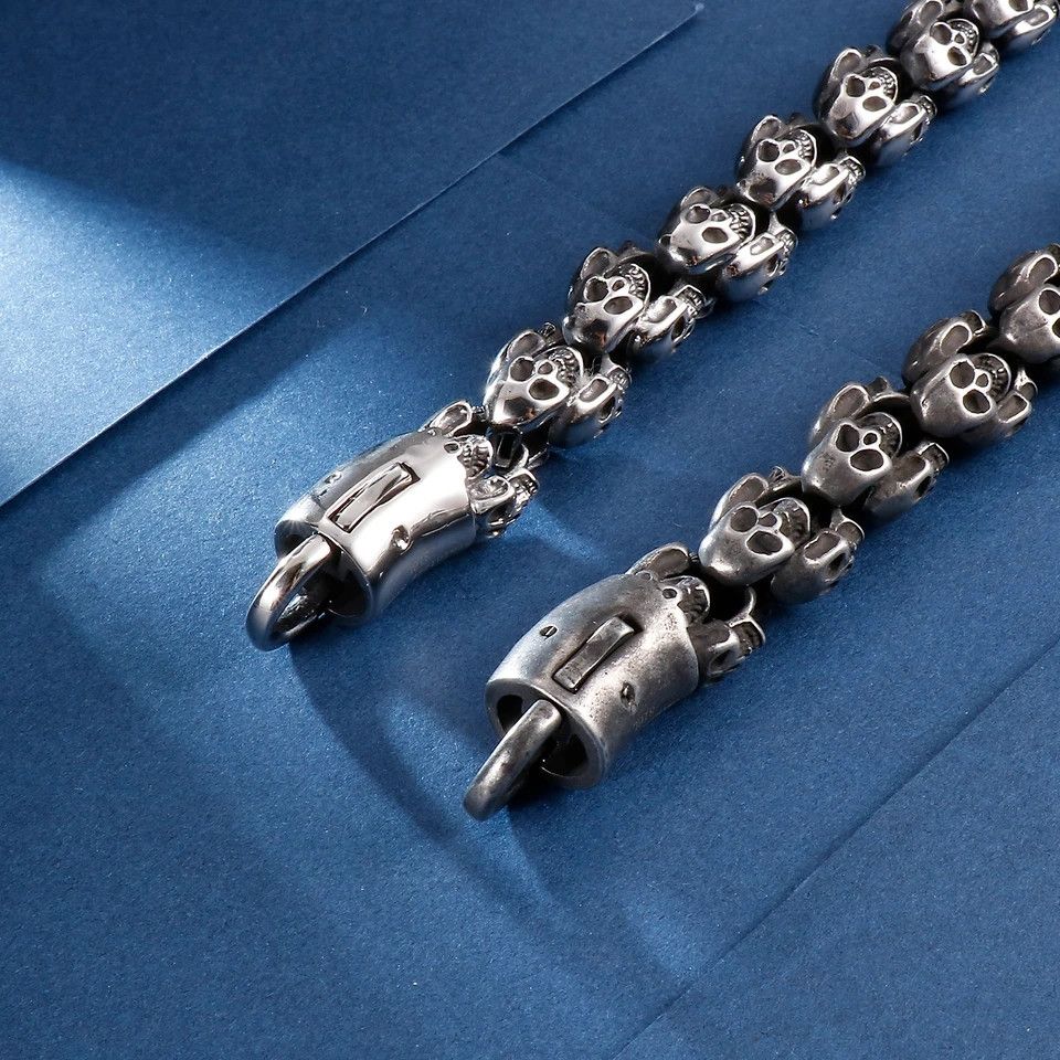 Other Evil Ghost Head Skulls Bracelet Size ONE SIZE - 3 Thumbnail