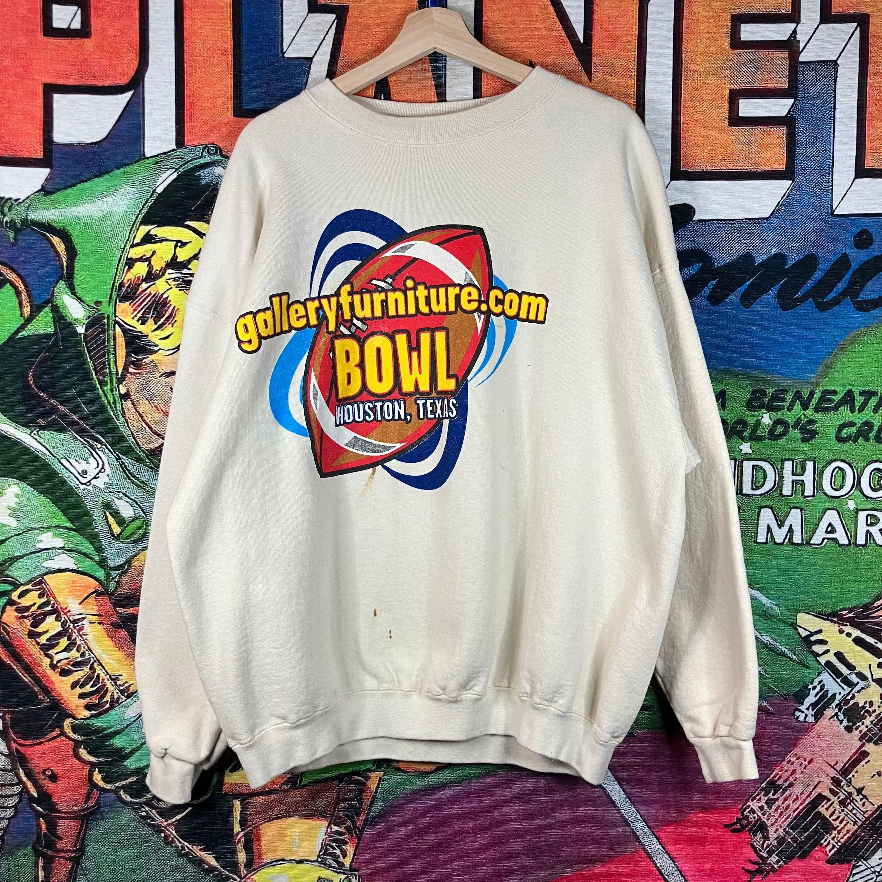 Vintage 90s Houston Gallery Furniture Astrodome Sweatshirt