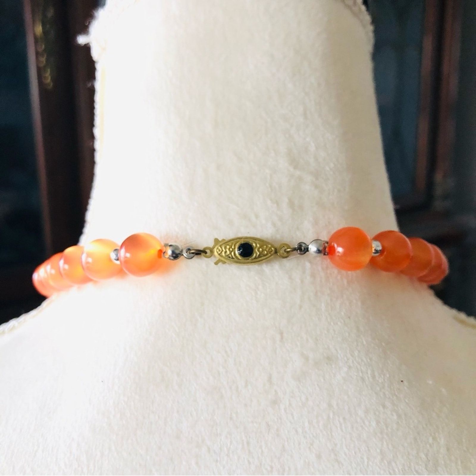 Handmade Handcrafted repurpose recycled salvaged bead necklace Size ONE SIZE - 6 Thumbnail