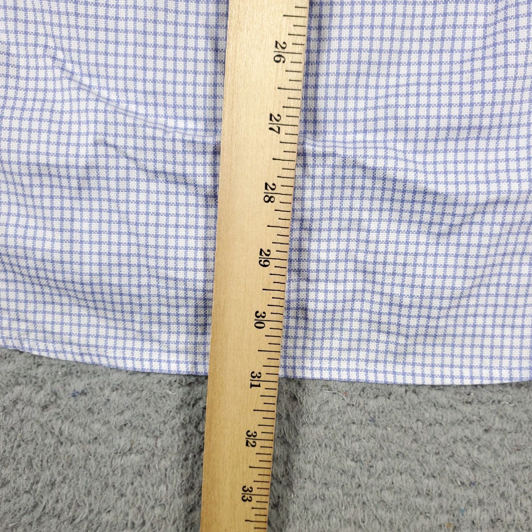Tommy Hilfiger Tommy Hilfiger Shirt Men Large Blue Check Button-Up Long Sleeve Casual Mens Size US L / EU 52-54 / 3 - 4 Thumbnail