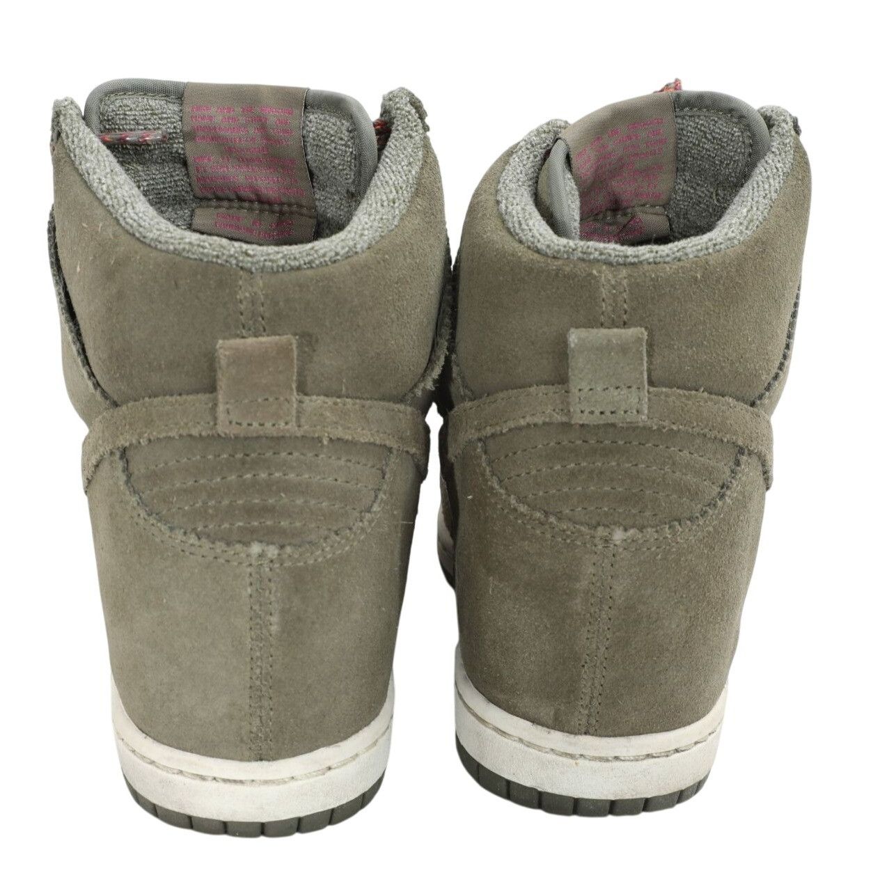 Nike Nike Dunk Sky Hi Medium Olive Green Suede Sneakers Wedge Hee Size US 8 / IT 38 - 9 Thumbnail