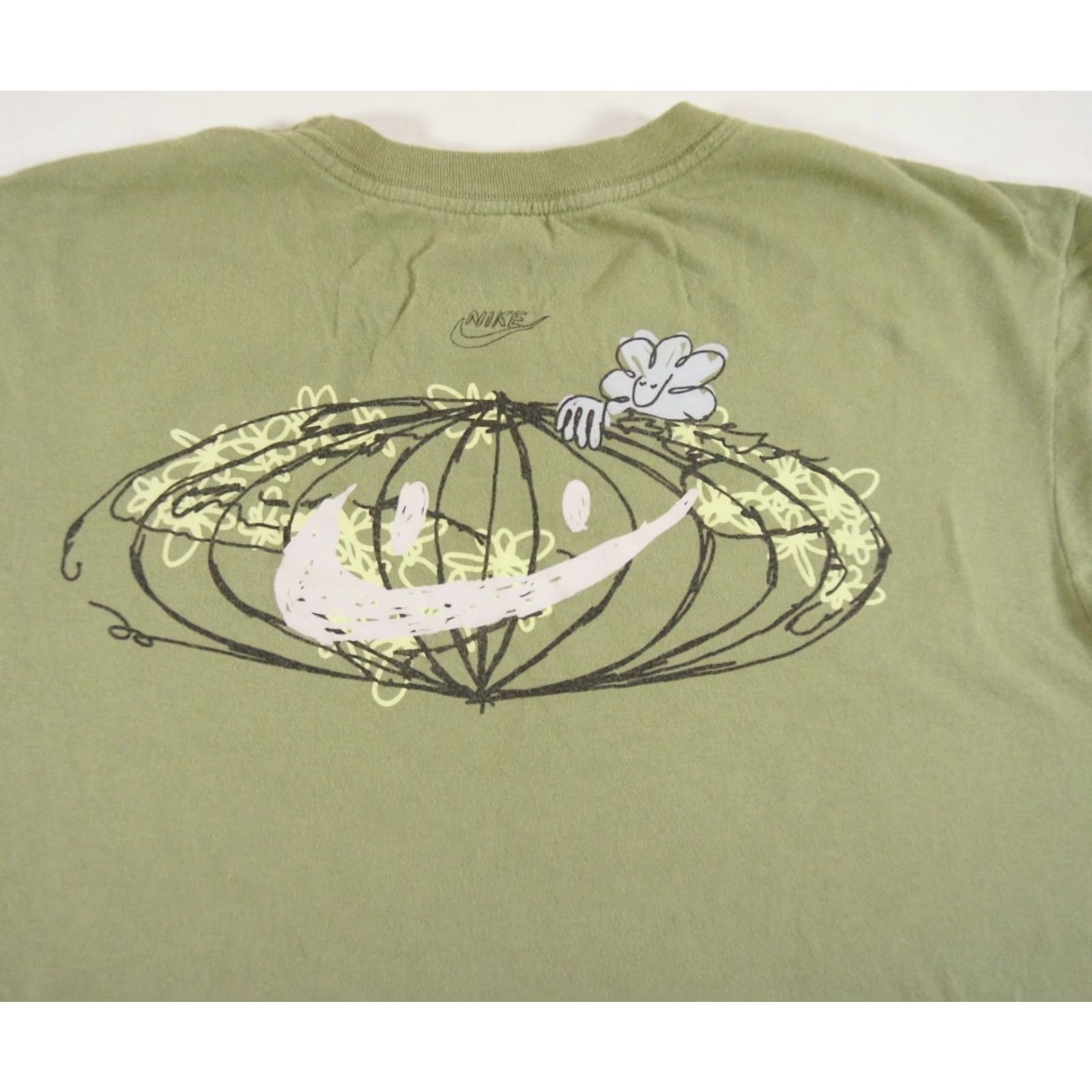 Nike Nike Men's XL Green Short Sleeve Crewneck T-Shirt Logo Graphic Casual All Seasons Size US XL / EU 56 / 4 - 5 Thumbnail