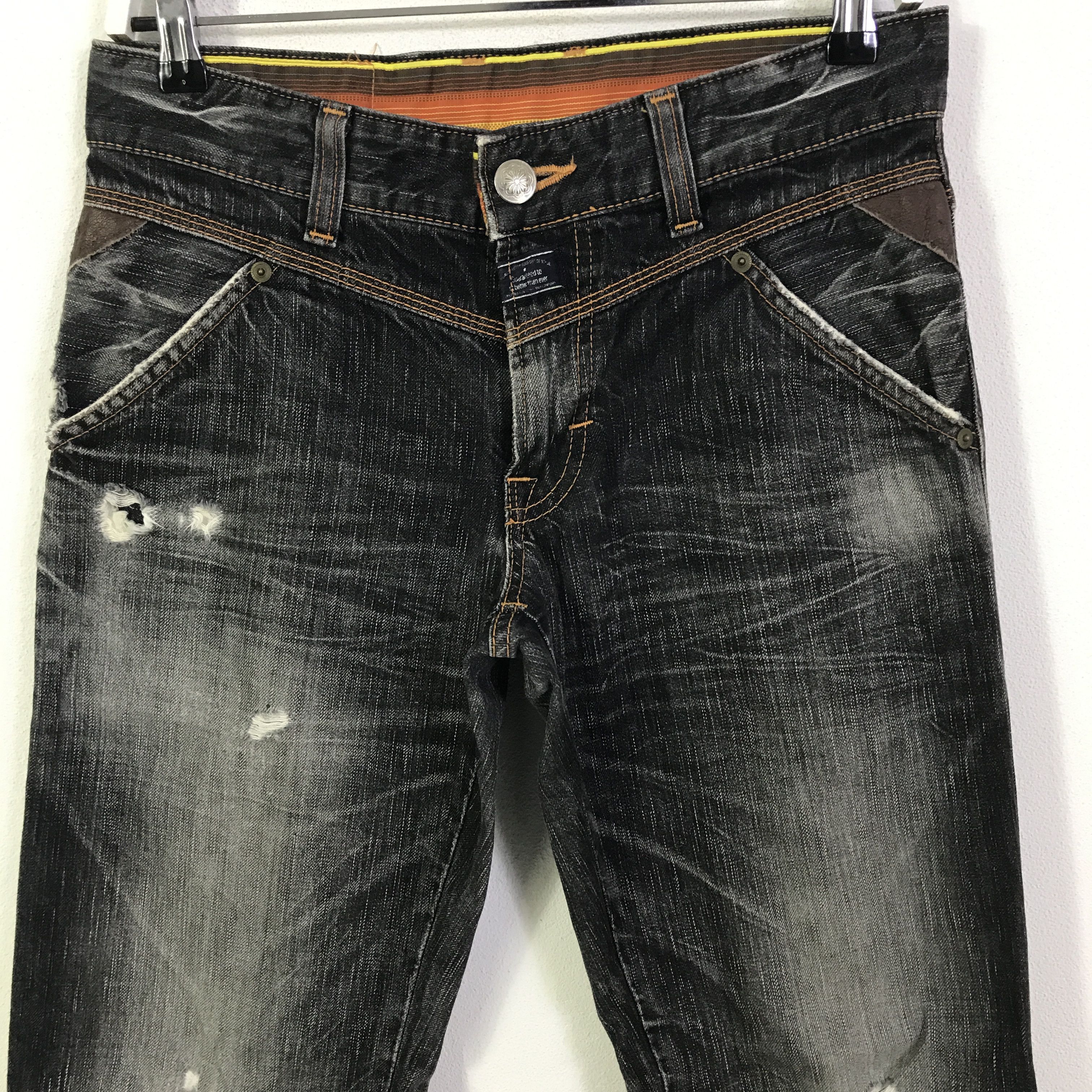 Edwin Black faded edwin Japan denim jeans K74B19 Size US 28 / EU 44 - 2 Thumbnail